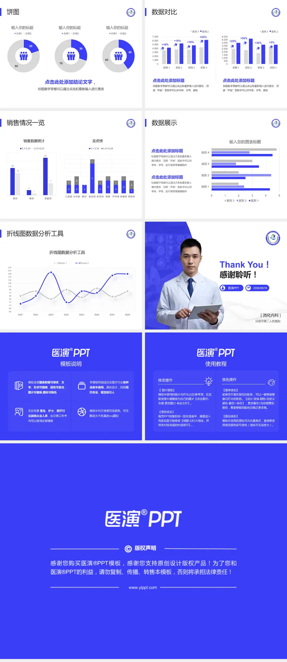 白银市第二人民医院病例分享与讨论PPT模板4:3格式幻灯片预览图4