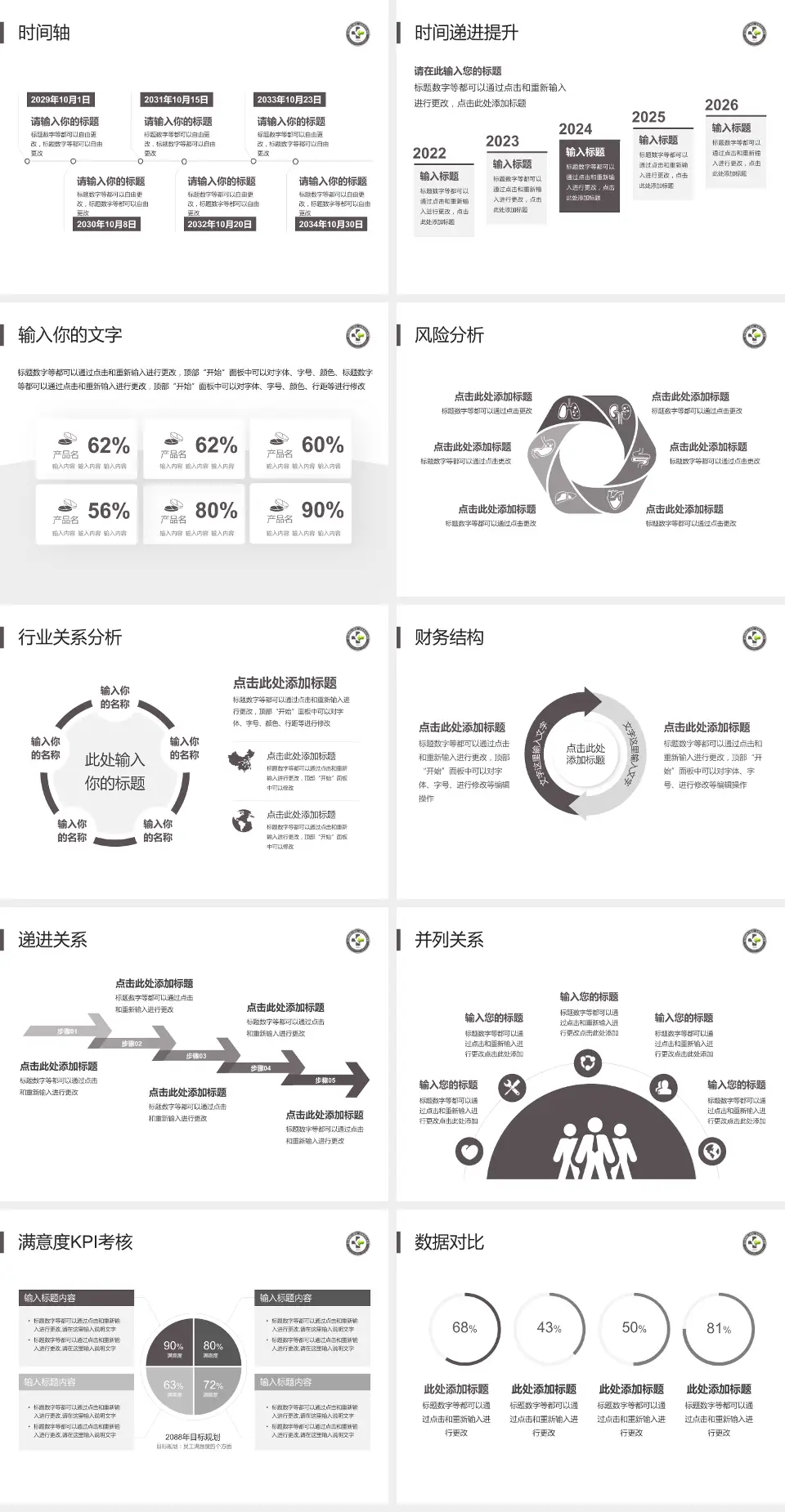 金川集团有限公司职工医院病例分享与讨论PPT模板4:3格式幻灯片预览图3