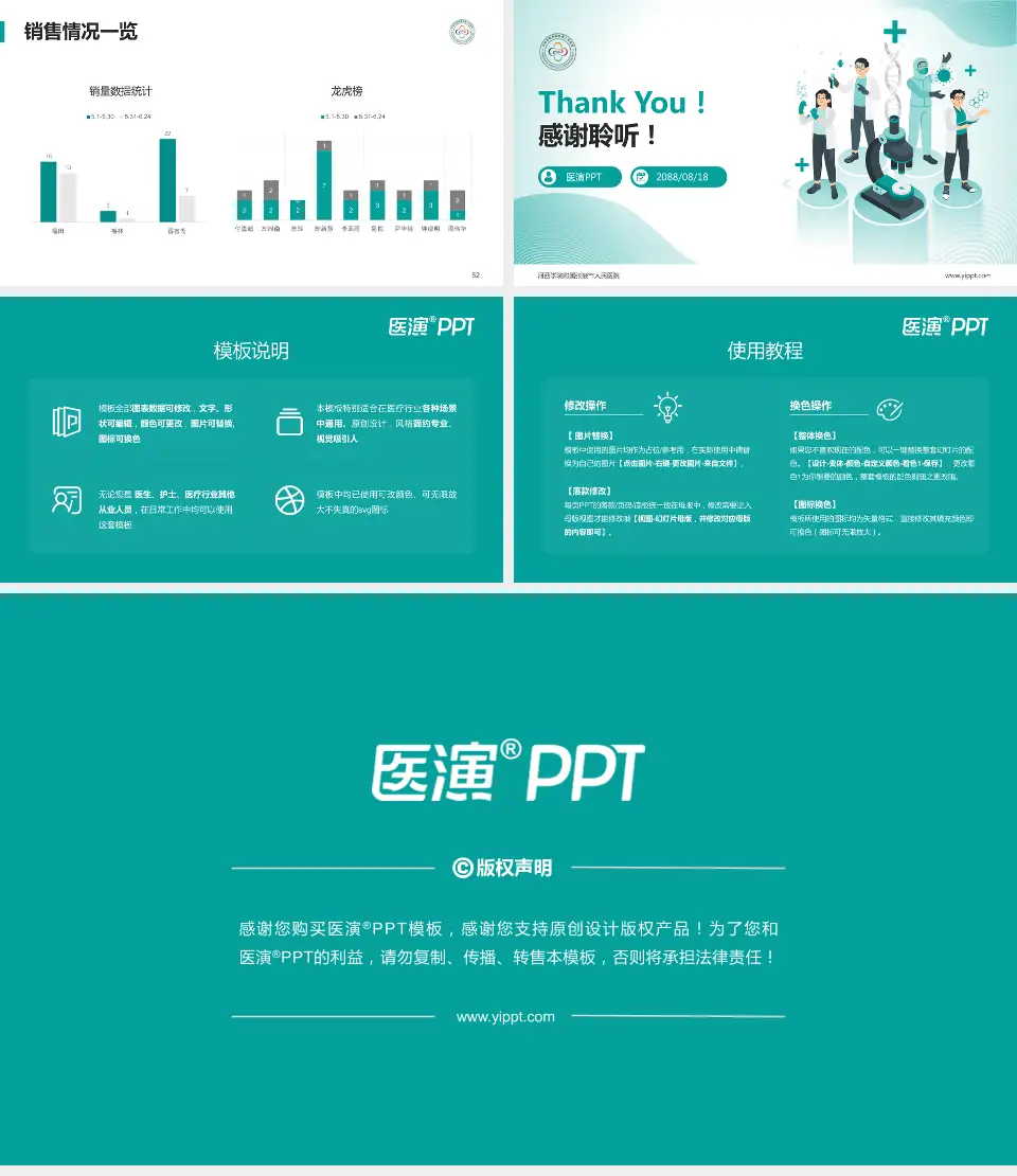 河西学院附属张掖市人民医院品管圈PDCA演示专用PPT模板16:9格式幻灯片预览图7