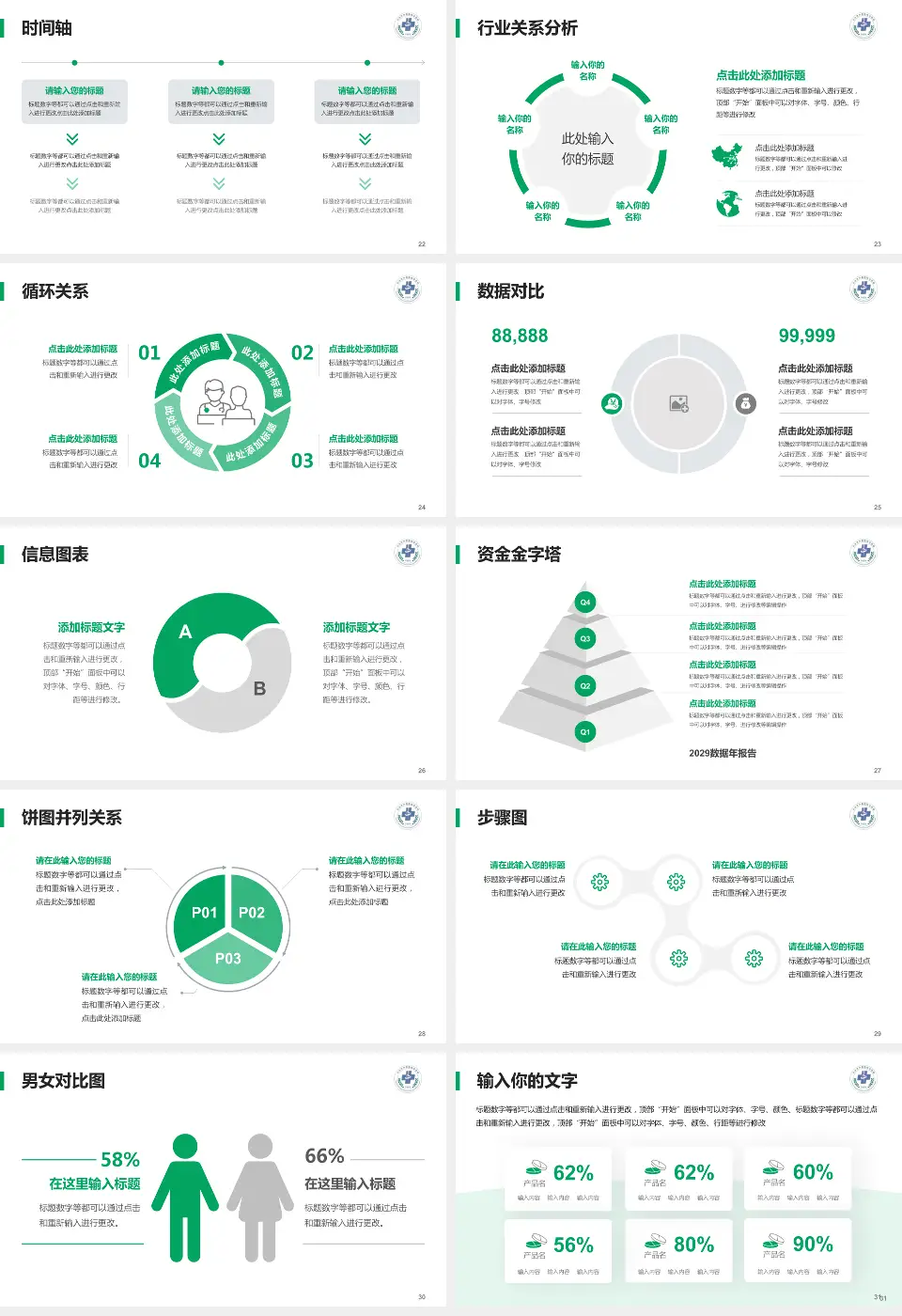 天水市第二人民医院医院管理报告PPT模板16:9格式幻灯片预览图4