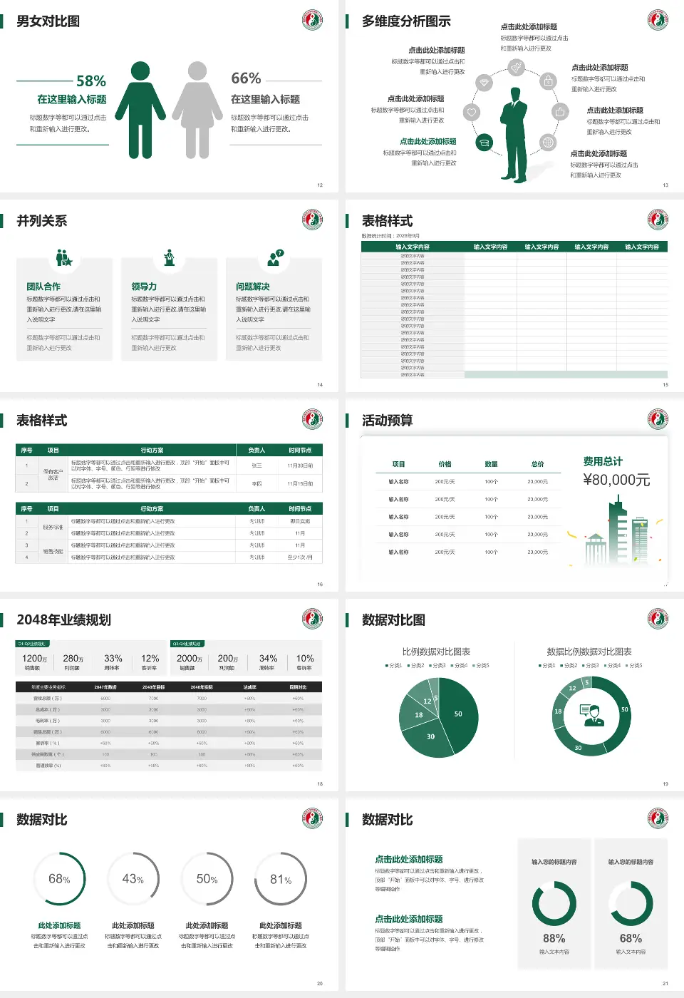 福建省第二人民医院财务与预算报告PPT模板16:9格式幻灯片预览图3