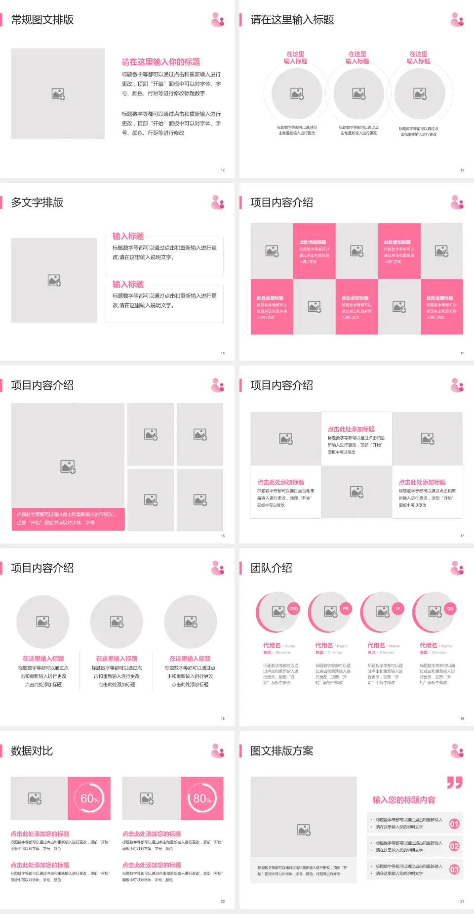福清市妇幼保健院品管圈PDCA演示专用PPT模板4:3格式幻灯片预览图3