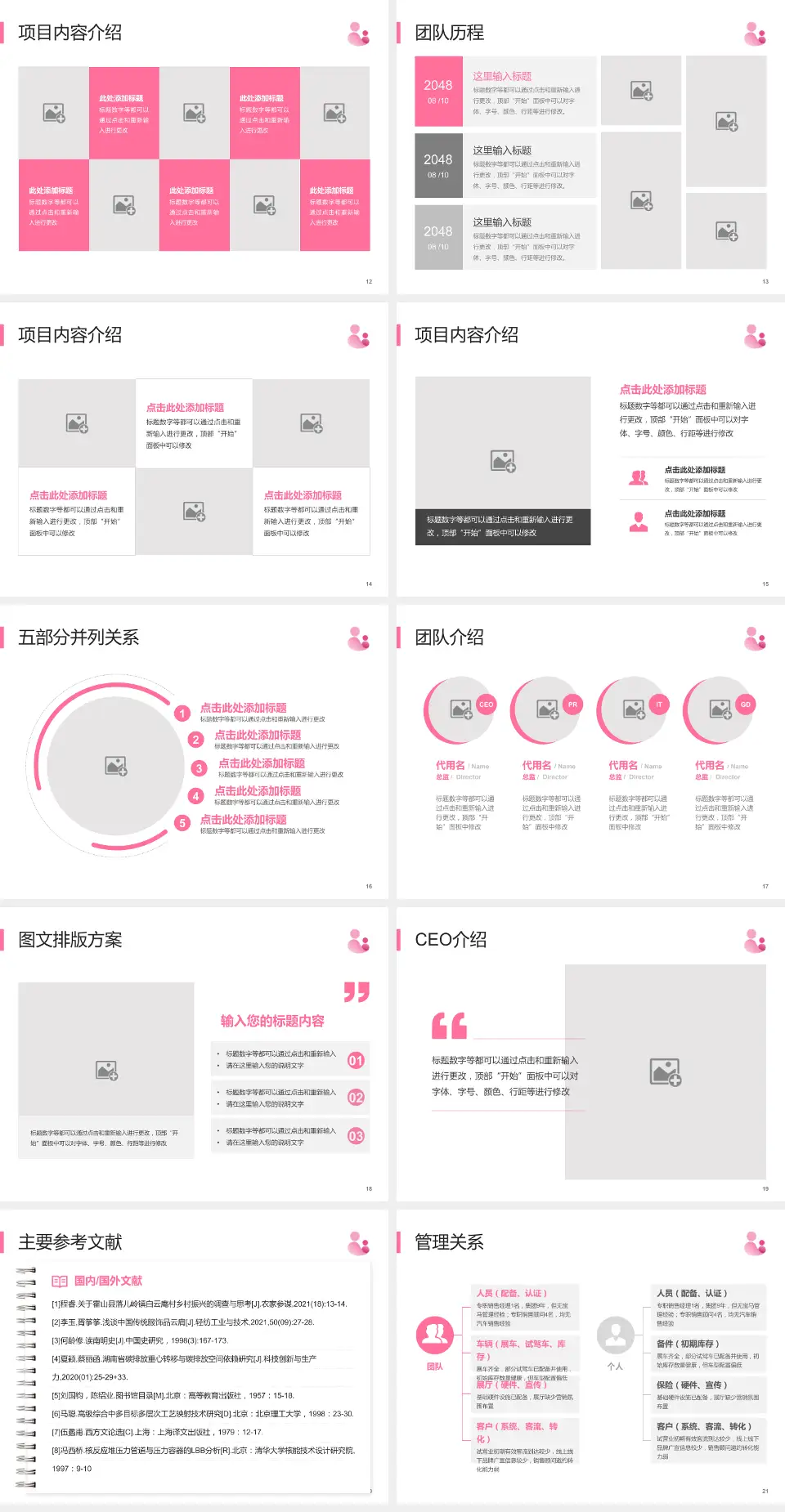 福清市妇幼保健院医疗行业比赛专用PPT模板4:3格式幻灯片预览图3