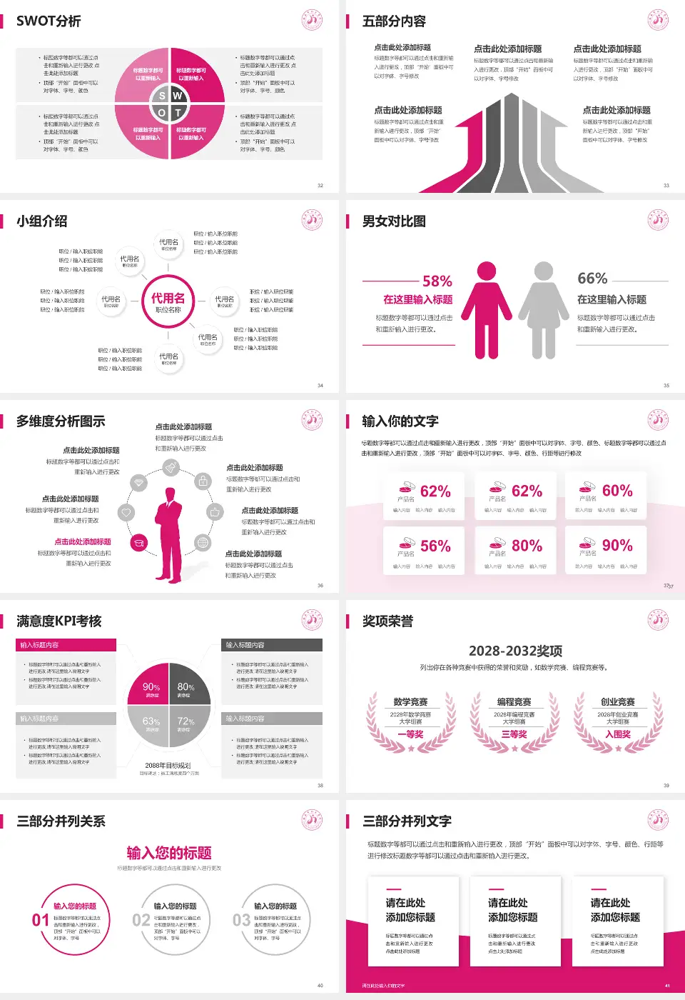延安市人民医院医疗行业比赛专用PPT模板16:9格式幻灯片预览图5