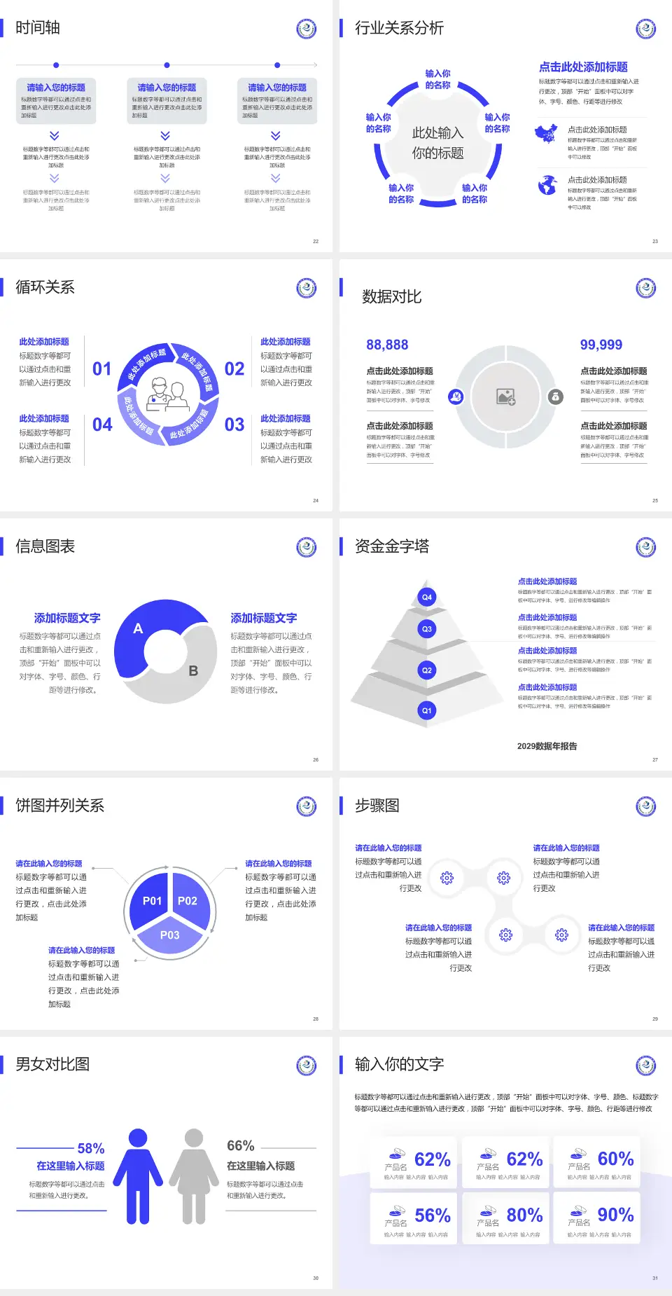 白银市第二人民医院医院管理报告PPT模板4:3格式幻灯片预览图4
