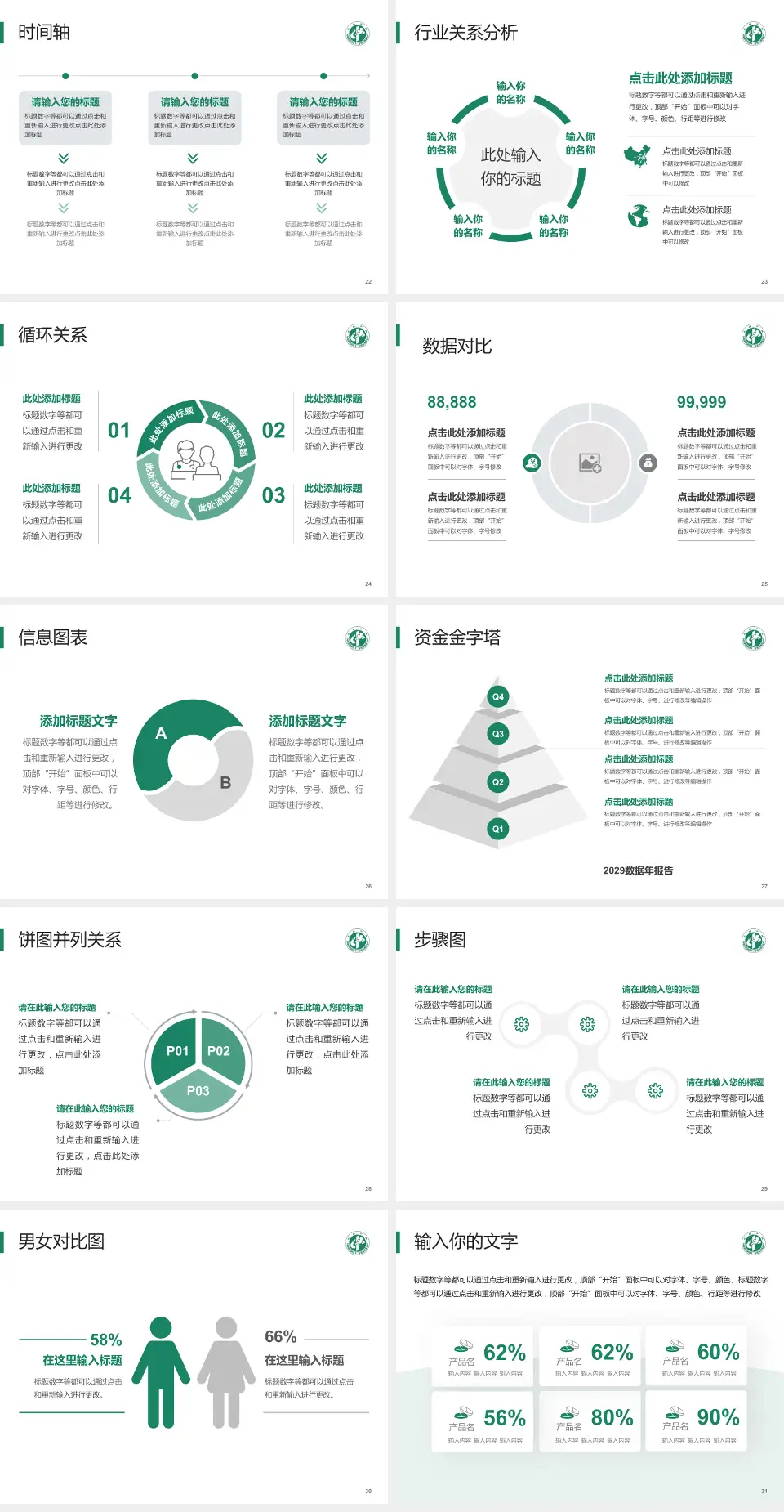 武威市中医医院医院管理报告PPT模板4:3格式幻灯片预览图4