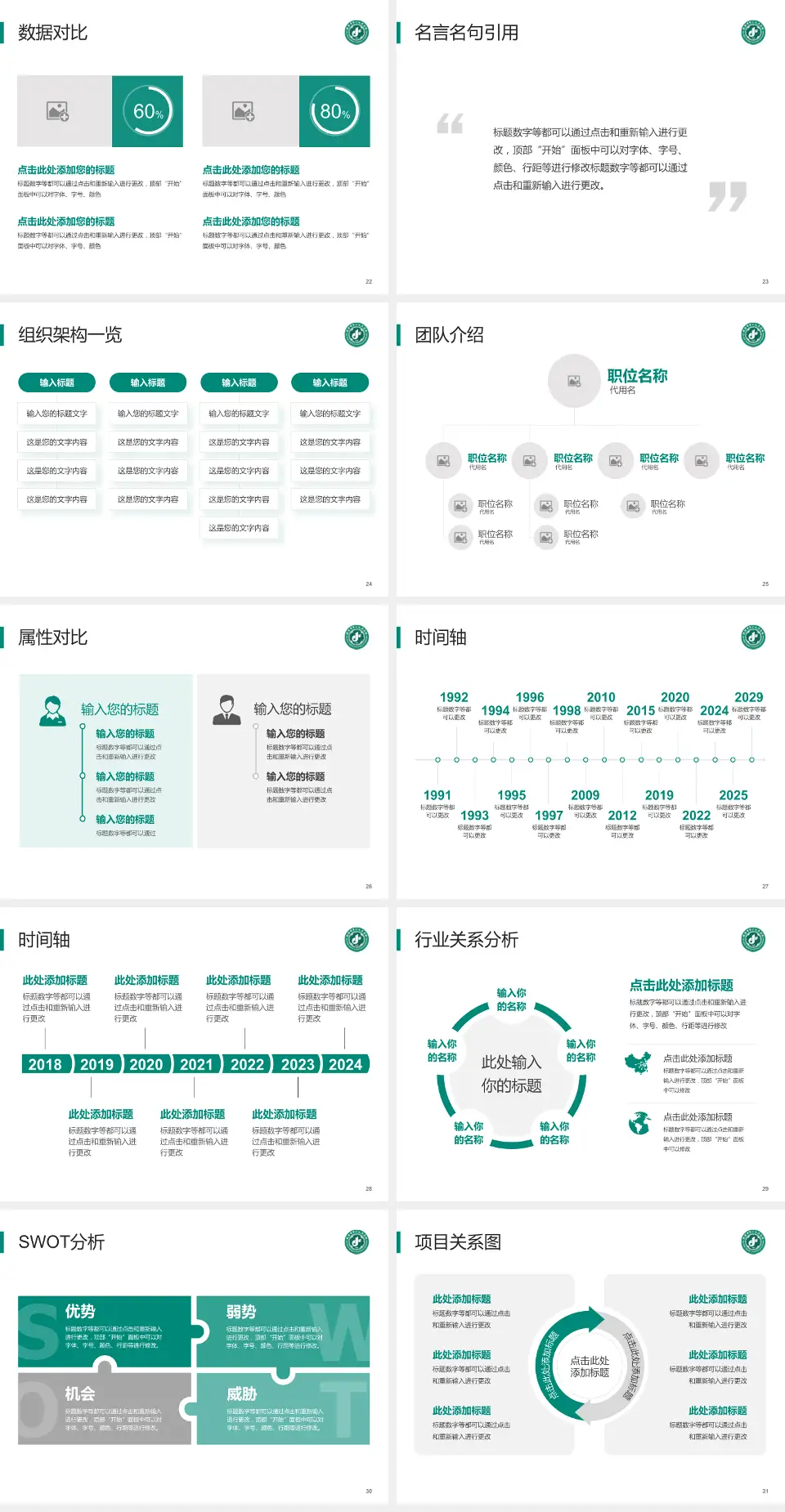 咸阳市第一人民医院医院简介/日常通用PPT模板4:3格式幻灯片预览图4