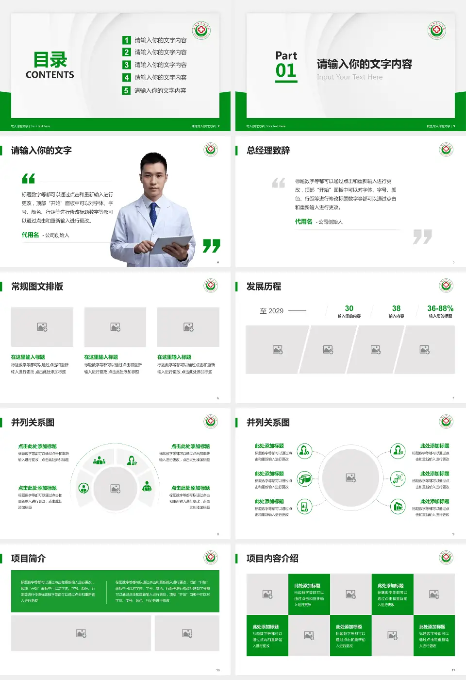 安康市中心医院医院管理报告PPT模板16:9格式幻灯片预览图2