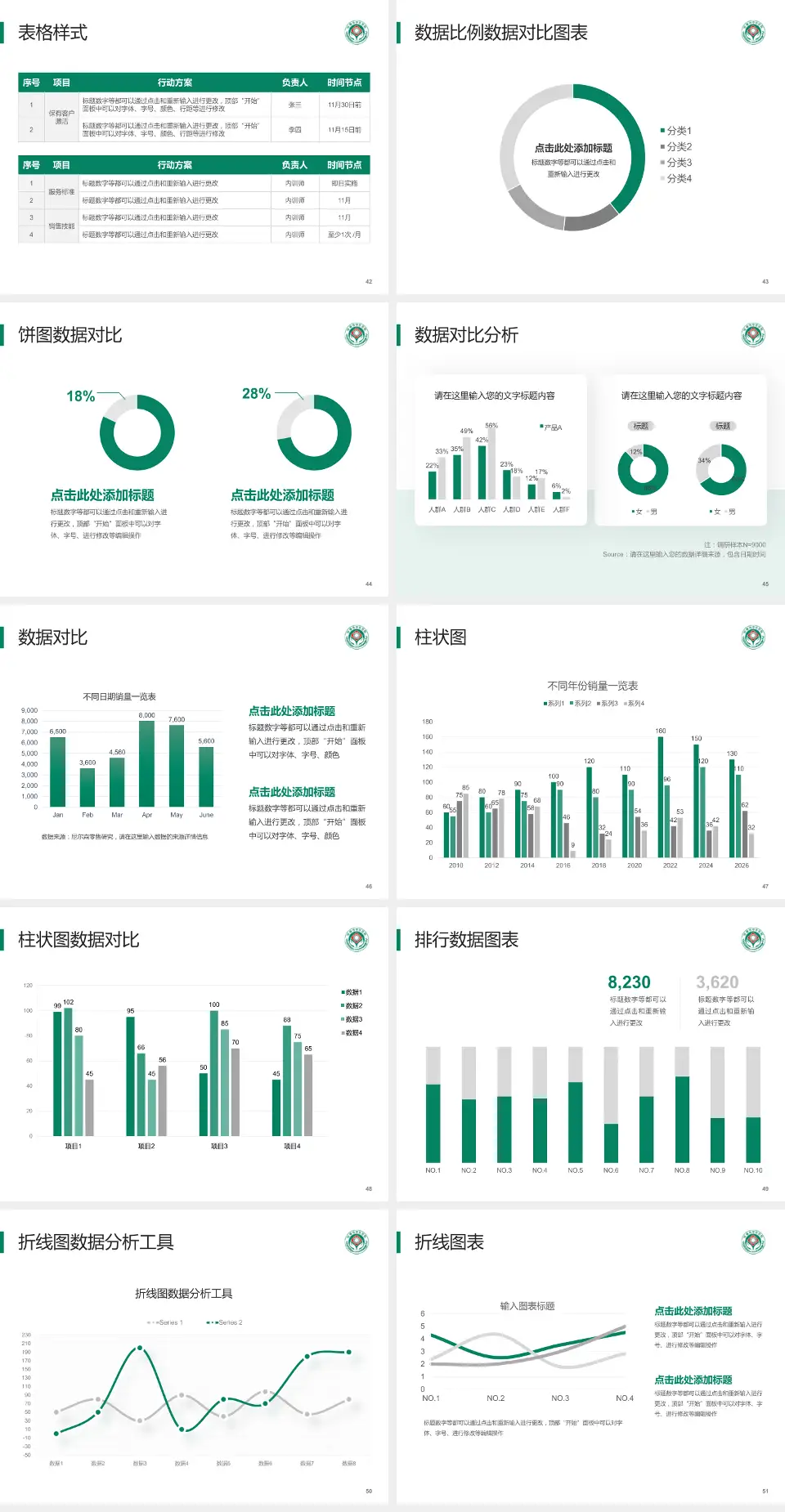 安康市中医院医院简介/日常通用PPT模板4:3格式幻灯片预览图6