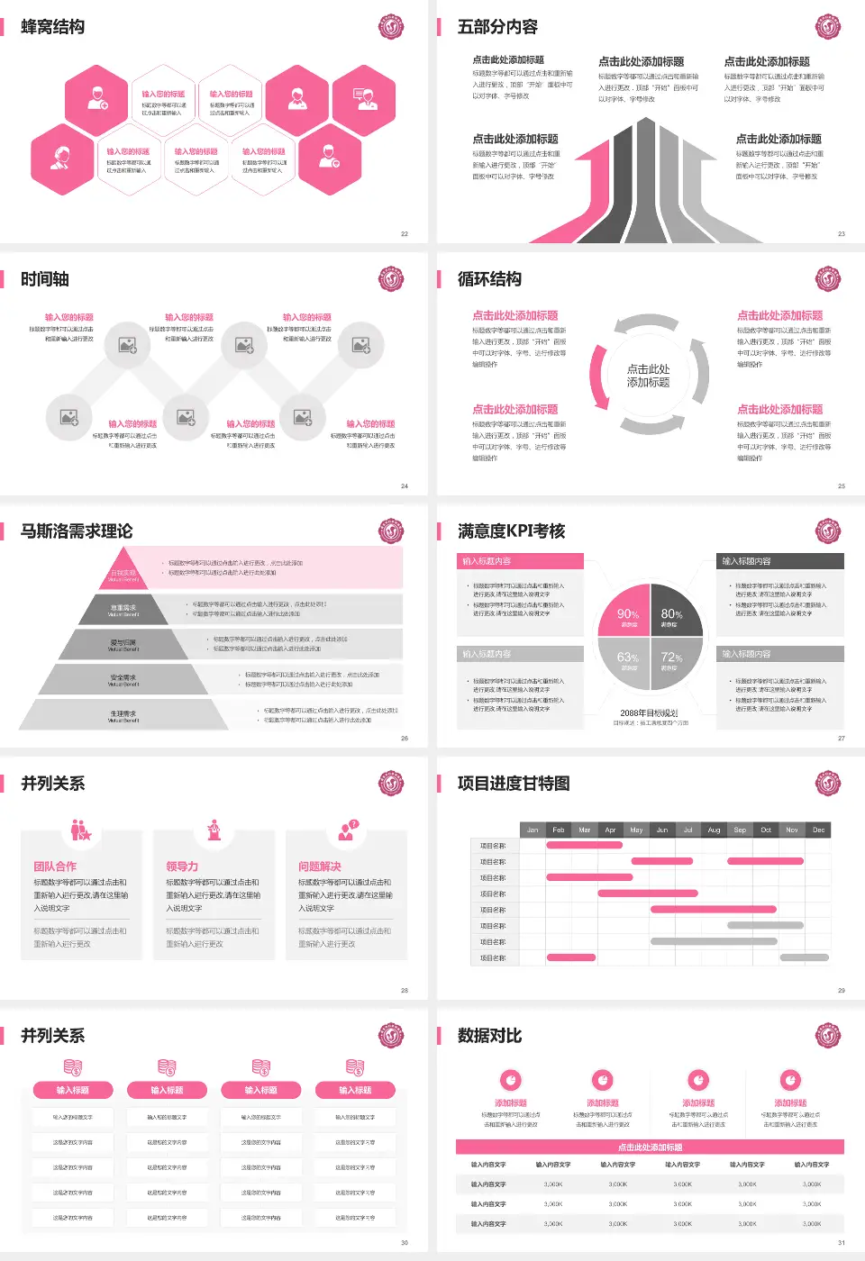 商洛市妇幼保健院医疗知识普及PPT模板16:9格式幻灯片预览图4
