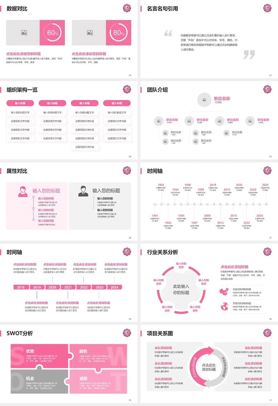 商洛市妇幼保健院医院简介/日常通用PPT模板16:9格式幻灯片预览图4