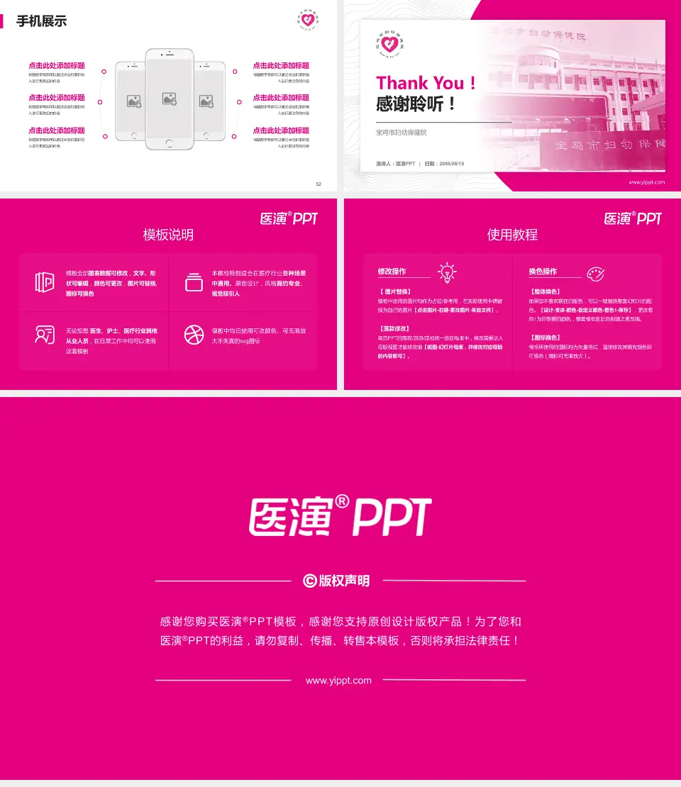宝鸡市妇幼保健院医院管理报告PPT模板16:9格式幻灯片预览图7