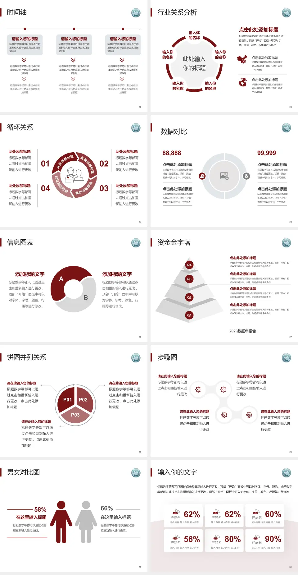 兰州市中医骨伤科医院医院管理报告PPT模板4:3格式幻灯片预览图4