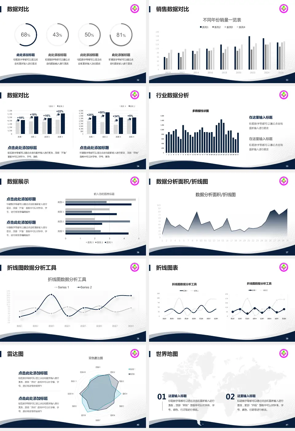 咸阳市妇幼保健院会议与研讨会PPT模板16:9格式幻灯片预览图5