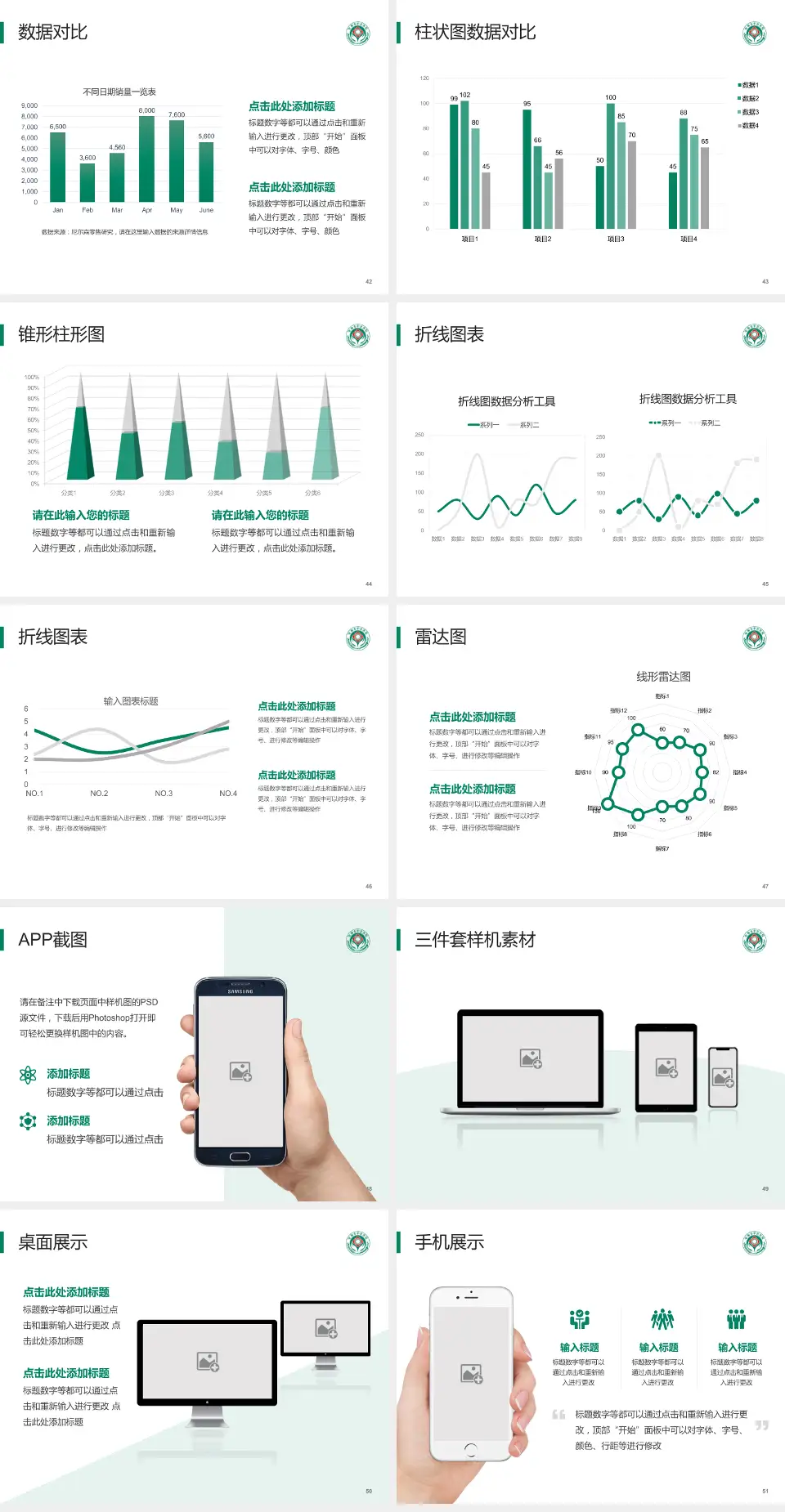 安康市中医院医院管理报告PPT模板4:3格式幻灯片预览图6