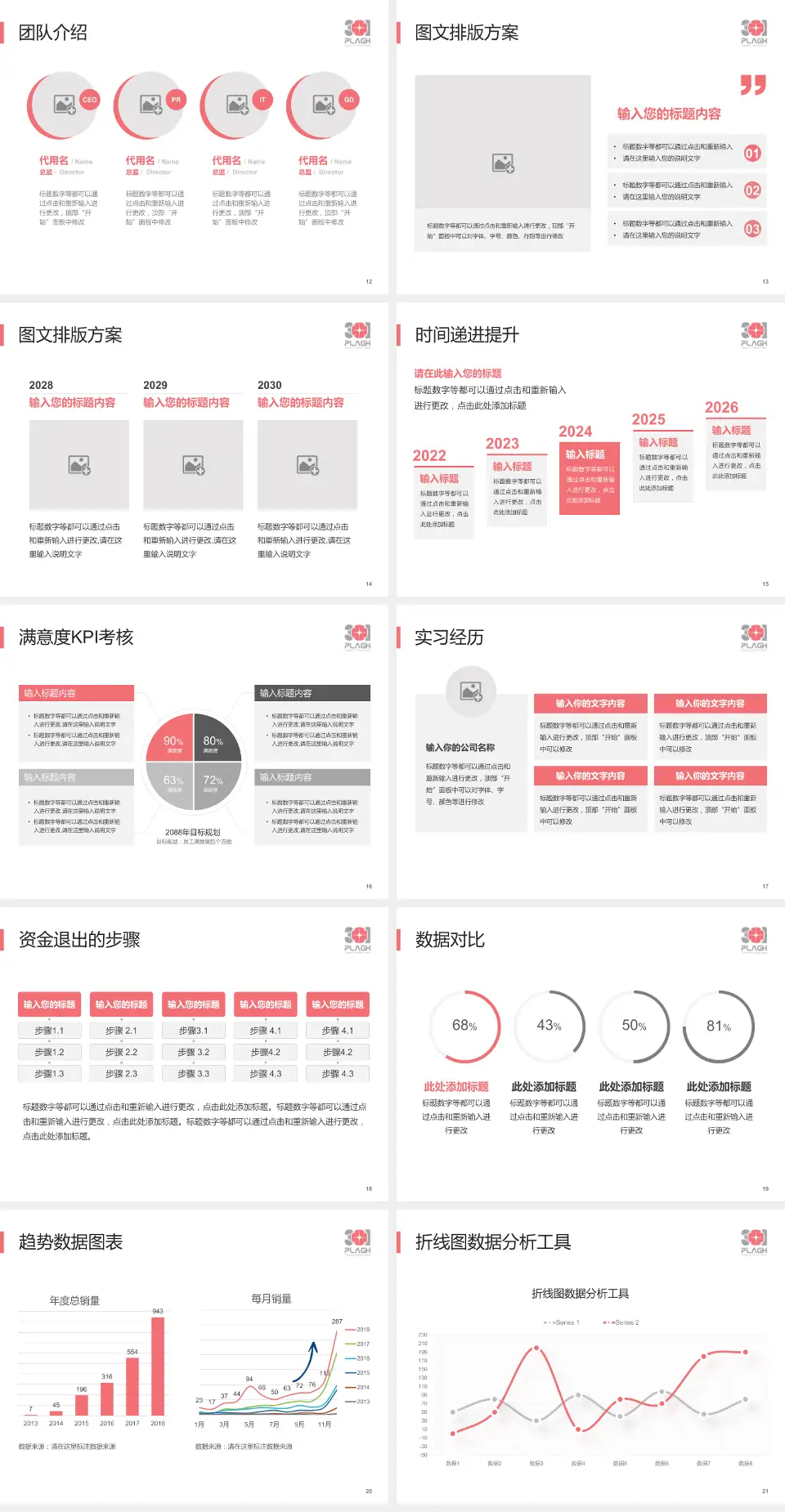 中国人民解放军第三中心医院培训与教育PPT模板4:3格式幻灯片预览图3