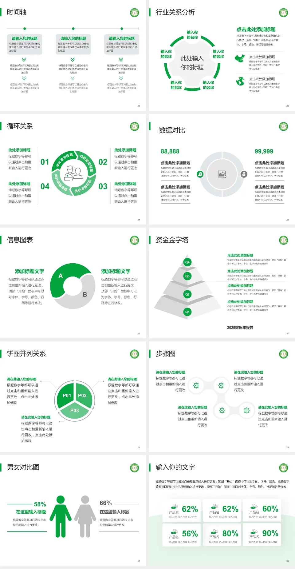 福建省福州市儿童医院医院管理报告PPT模板4:3格式幻灯片预览图4