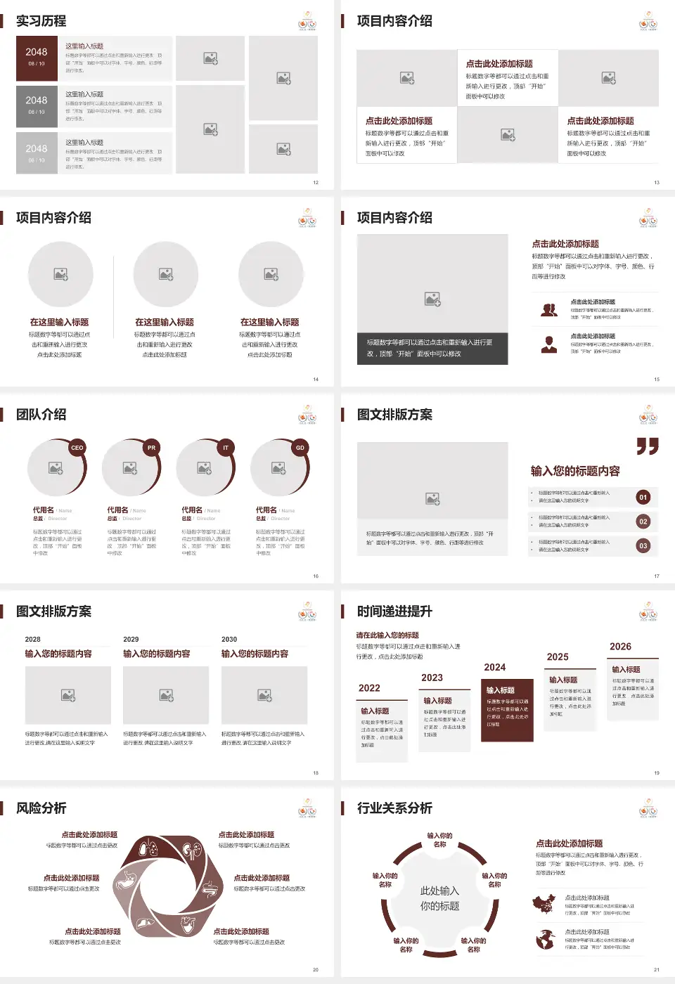 甘肃省妇幼保健院个人求职应聘简历PPT模板16:9格式幻灯片预览图3