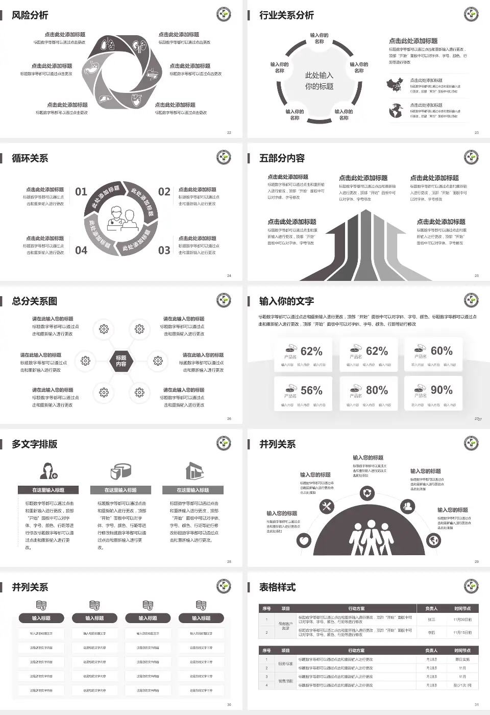 金川集团有限公司职工医院科室介绍与推广PPT模板16:9格式幻灯片预览图4