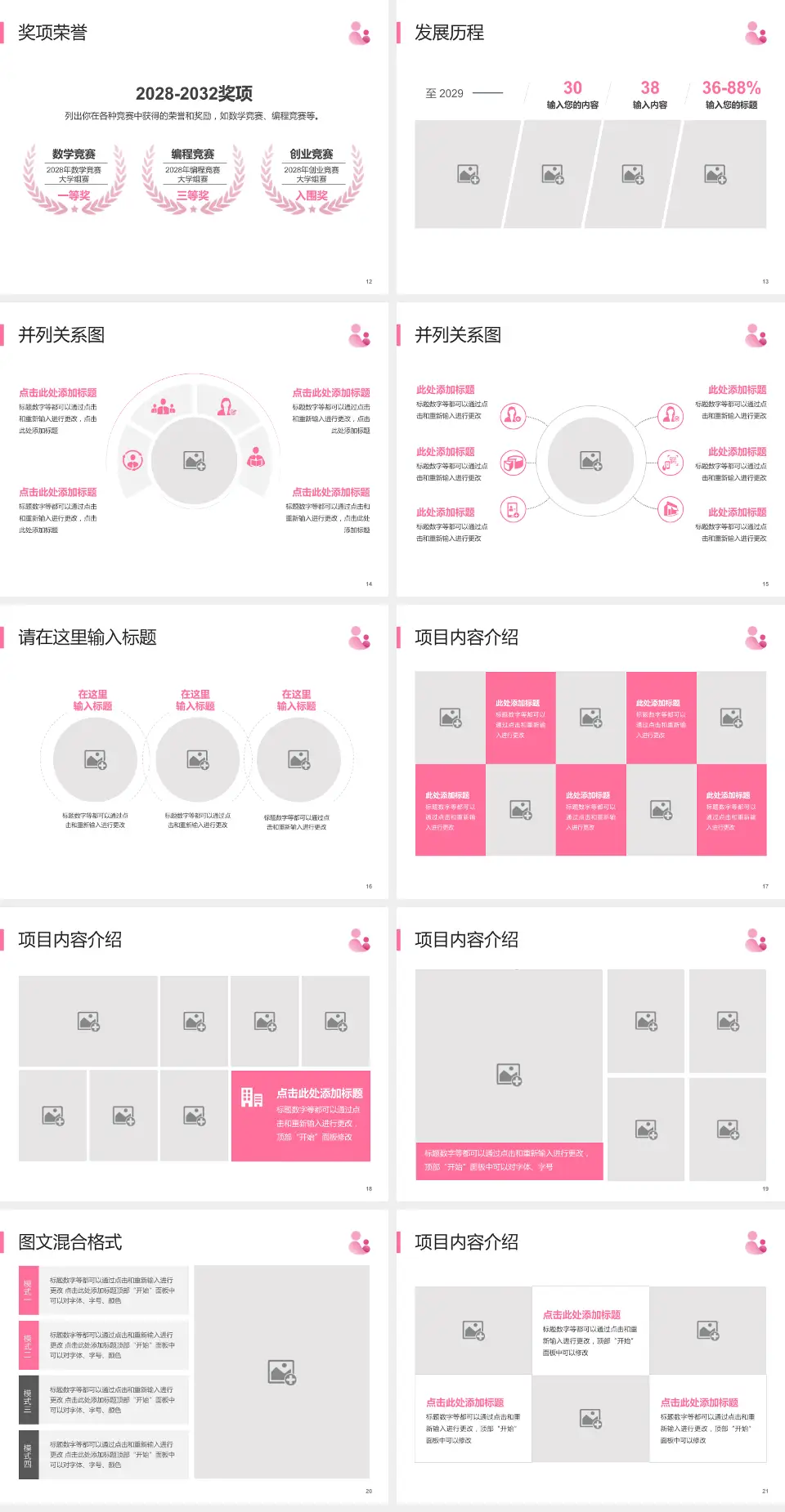 福清市妇幼保健院护理专业职业生涯规划PPT模板4:3格式幻灯片预览图3