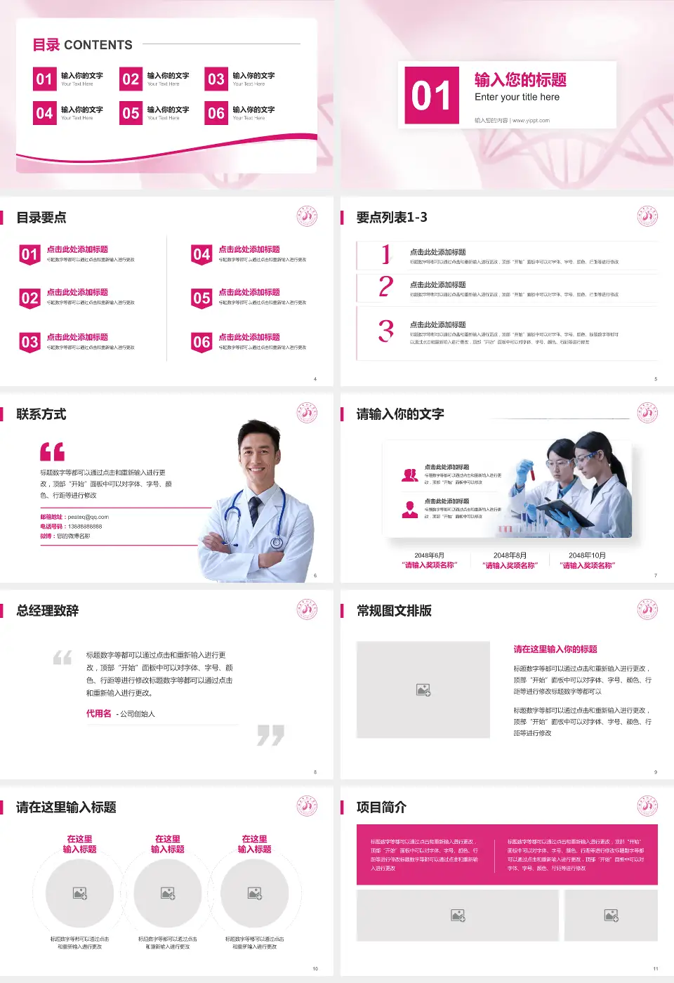 延安市人民医院项目申请与汇报PPT模板16:9格式幻灯片预览图2