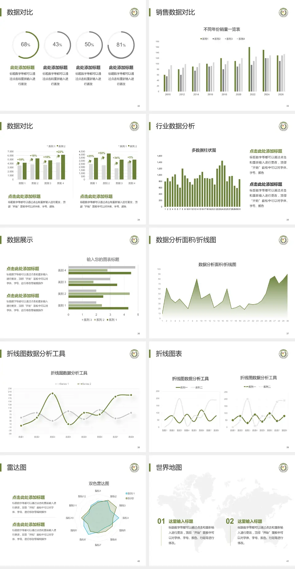 武警甘肃省总队医院会议与研讨会PPT模板4:3格式幻灯片预览图5