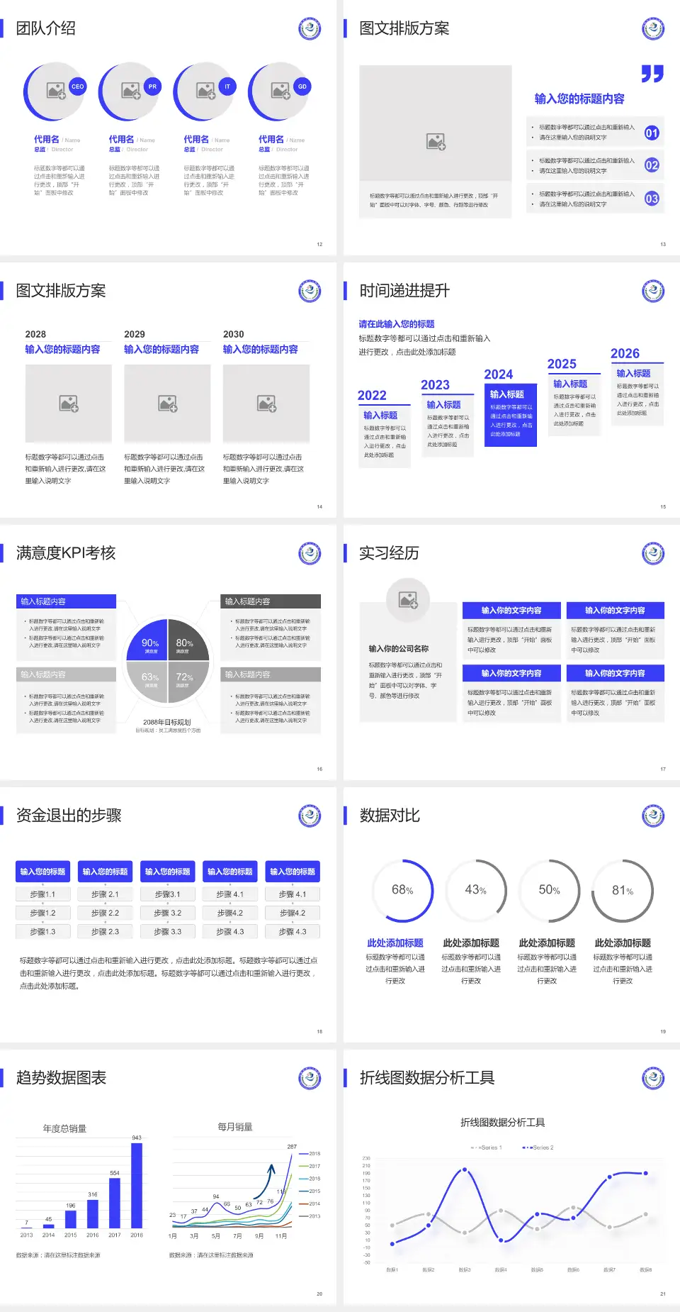 白银市第二人民医院培训与教育PPT模板4:3格式幻灯片预览图3