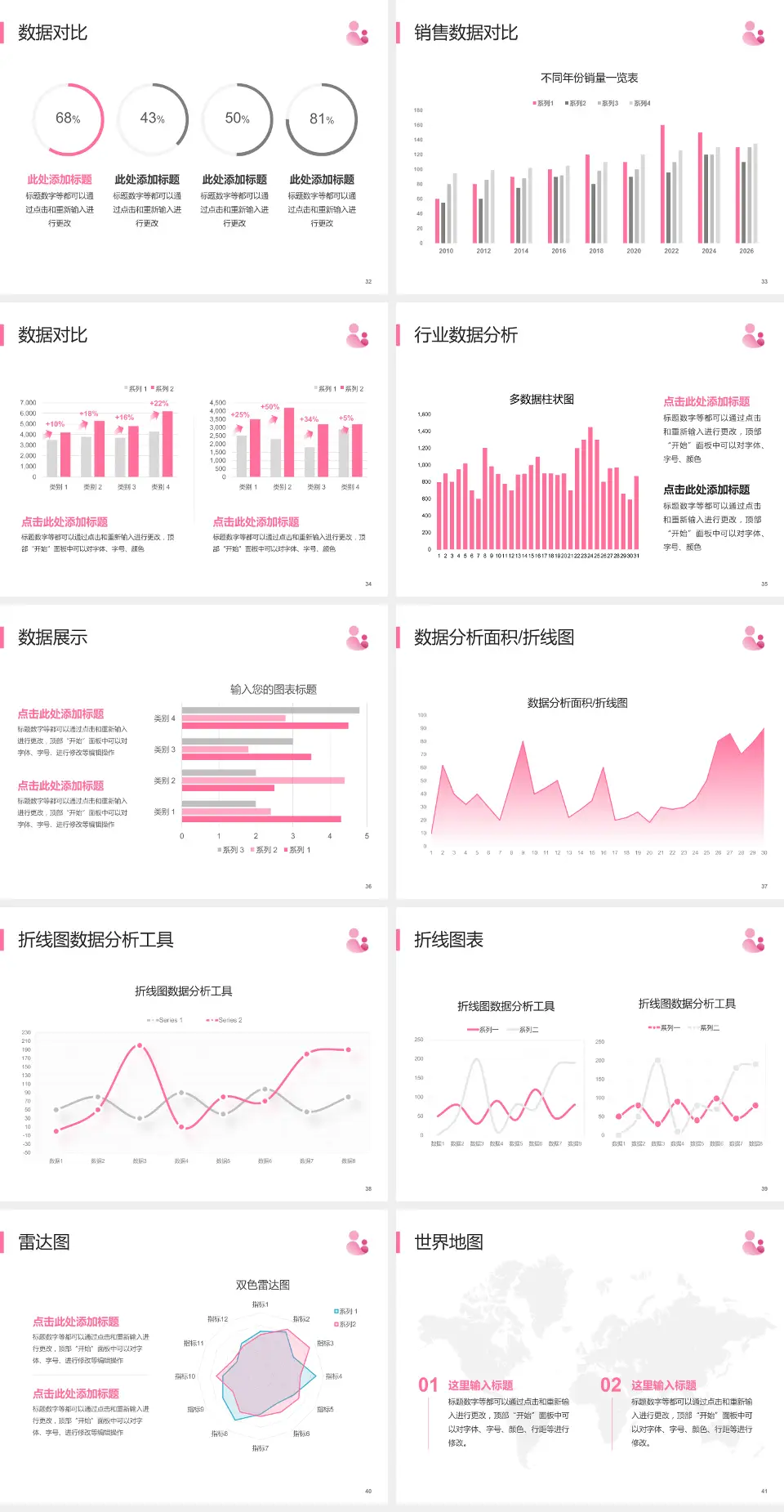 福清市妇幼保健院会议与研讨会PPT模板4:3格式幻灯片预览图5