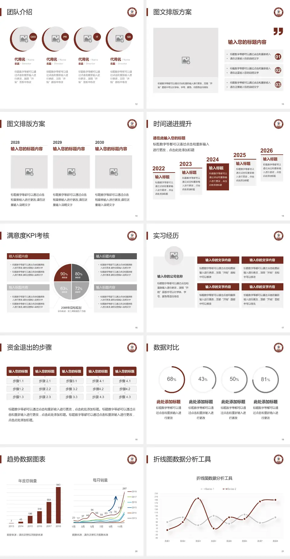 兰州大学第二医院培训与教育PPT模板4:3格式幻灯片预览图3