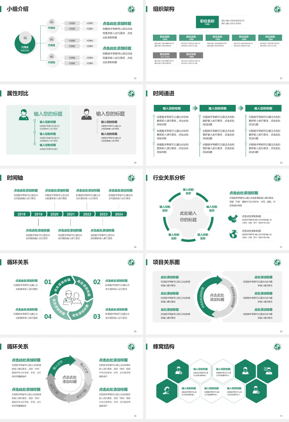 武威市中医医院品管圈PDCA演示专用PPT模板16:9格式幻灯片预览图4