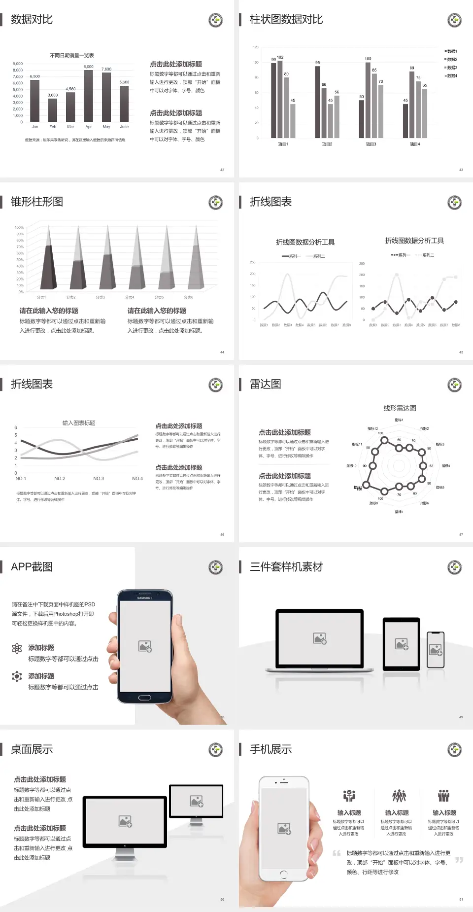 金川集团有限公司职工医院医院管理报告PPT模板4:3格式幻灯片预览图6