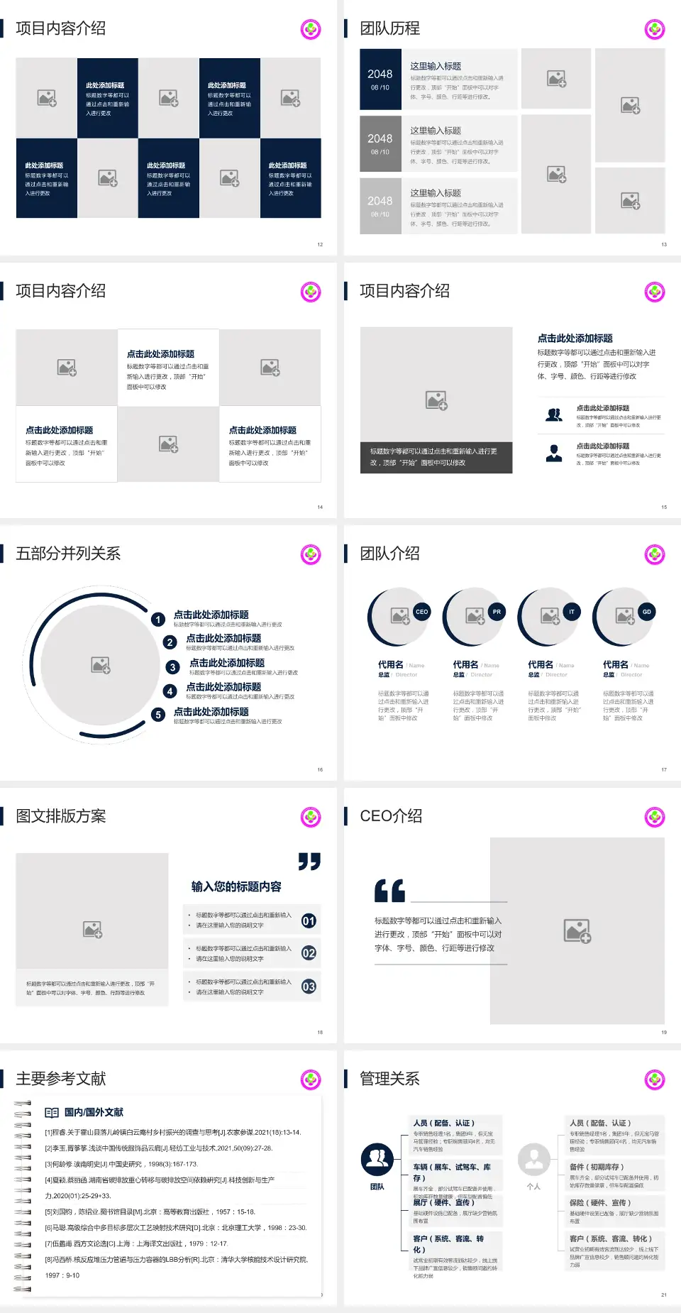 咸阳市妇幼保健院医疗行业比赛专用PPT模板4:3格式幻灯片预览图3