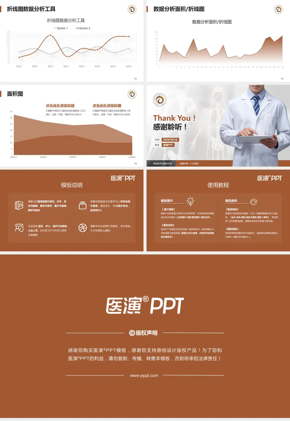 白银市第一人民医院患者教育与指导PPT模板16:9格式幻灯片预览图7