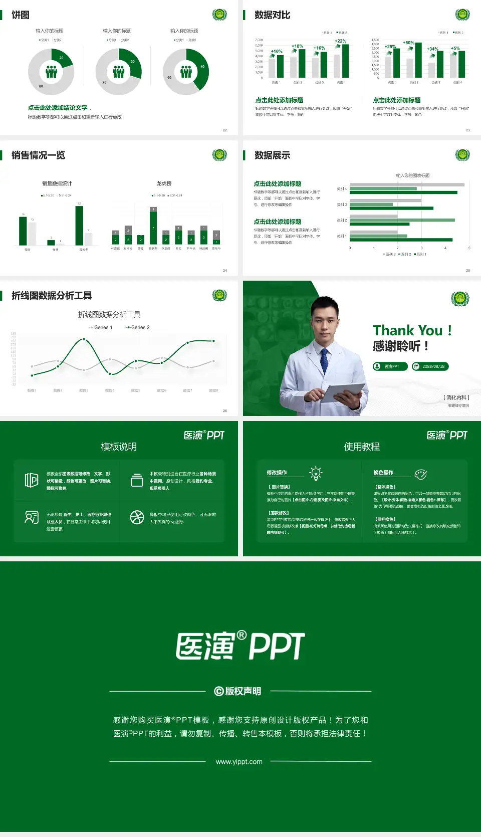 福建蜂疗医院病例分享与讨论PPT模板16:9格式幻灯片预览图4