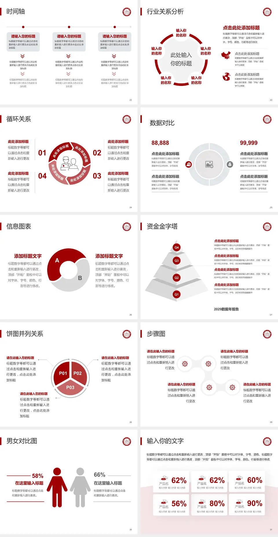 延安市宝塔区中医院医院管理报告PPT模板4:3格式幻灯片预览图4