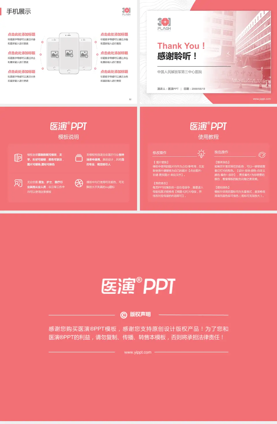 中国人民解放军第三中心医院医院管理报告PPT模板4:3格式幻灯片预览图7