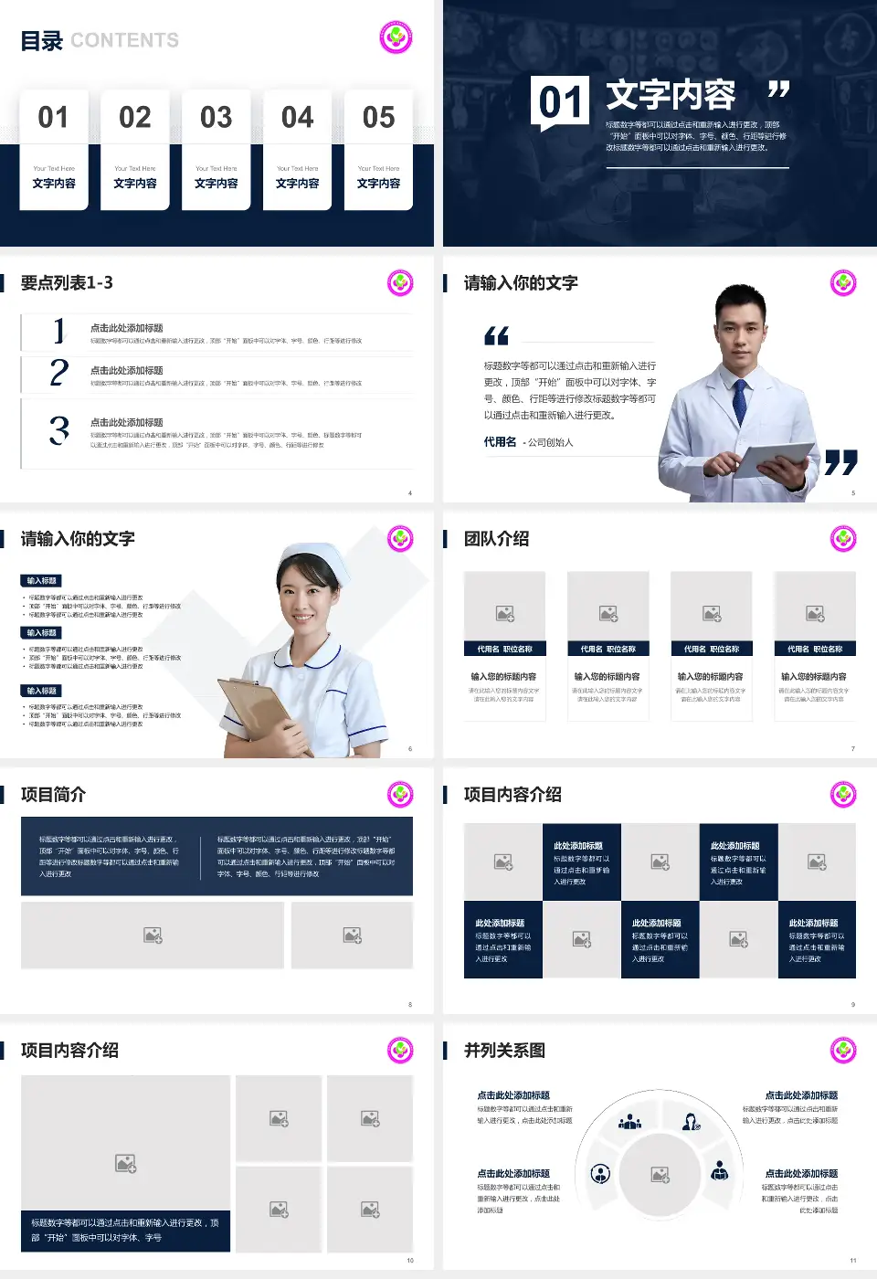 咸阳市妇幼保健院病例分享与讨论PPT模板16:9格式幻灯片预览图2