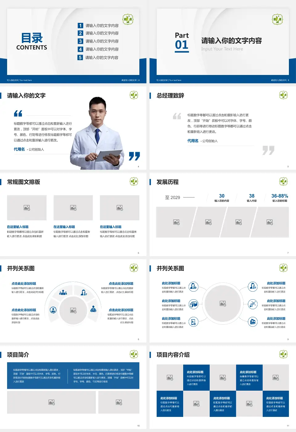 临夏州人民医院医院管理报告PPT模板16:9格式幻灯片预览图2