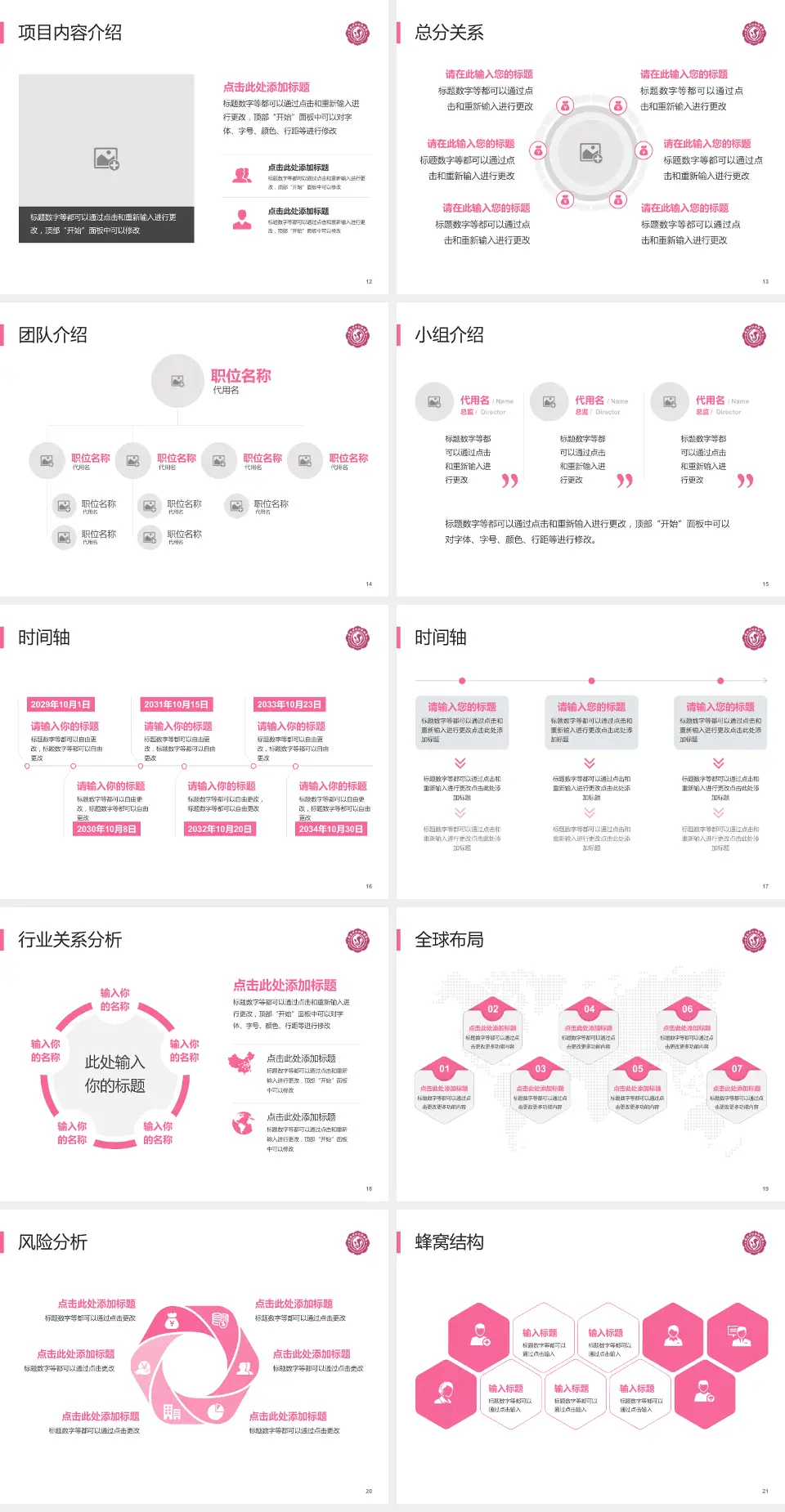 商洛市妇幼保健院会议与研讨会PPT模板4:3格式幻灯片预览图3