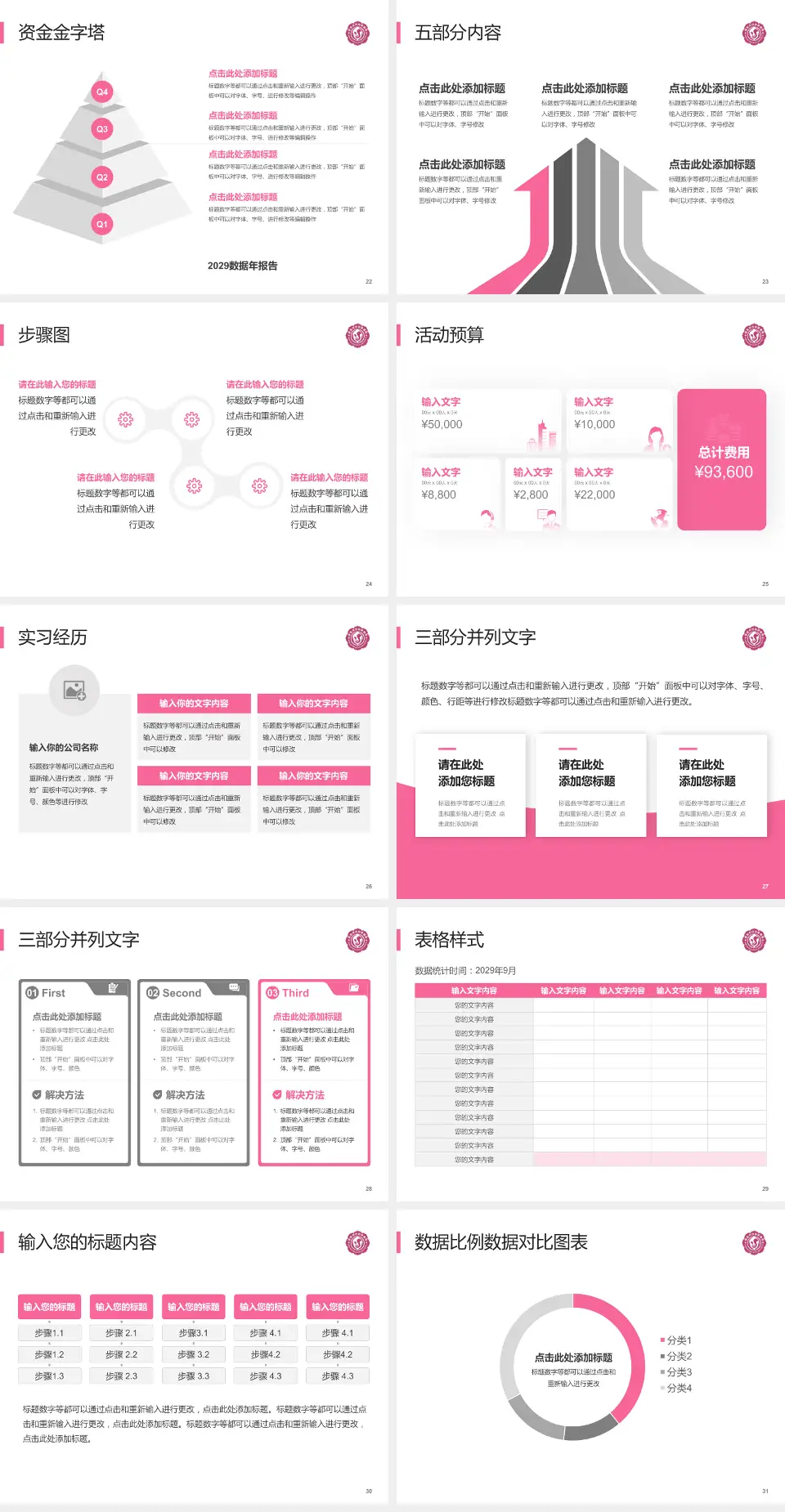 商洛市妇幼保健院会议与研讨会PPT模板4:3格式幻灯片预览图4
