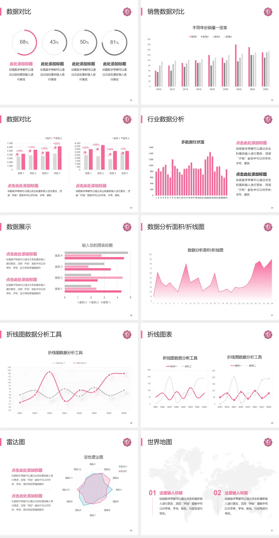 商洛市妇幼保健院会议与研讨会PPT模板4:3格式幻灯片预览图5