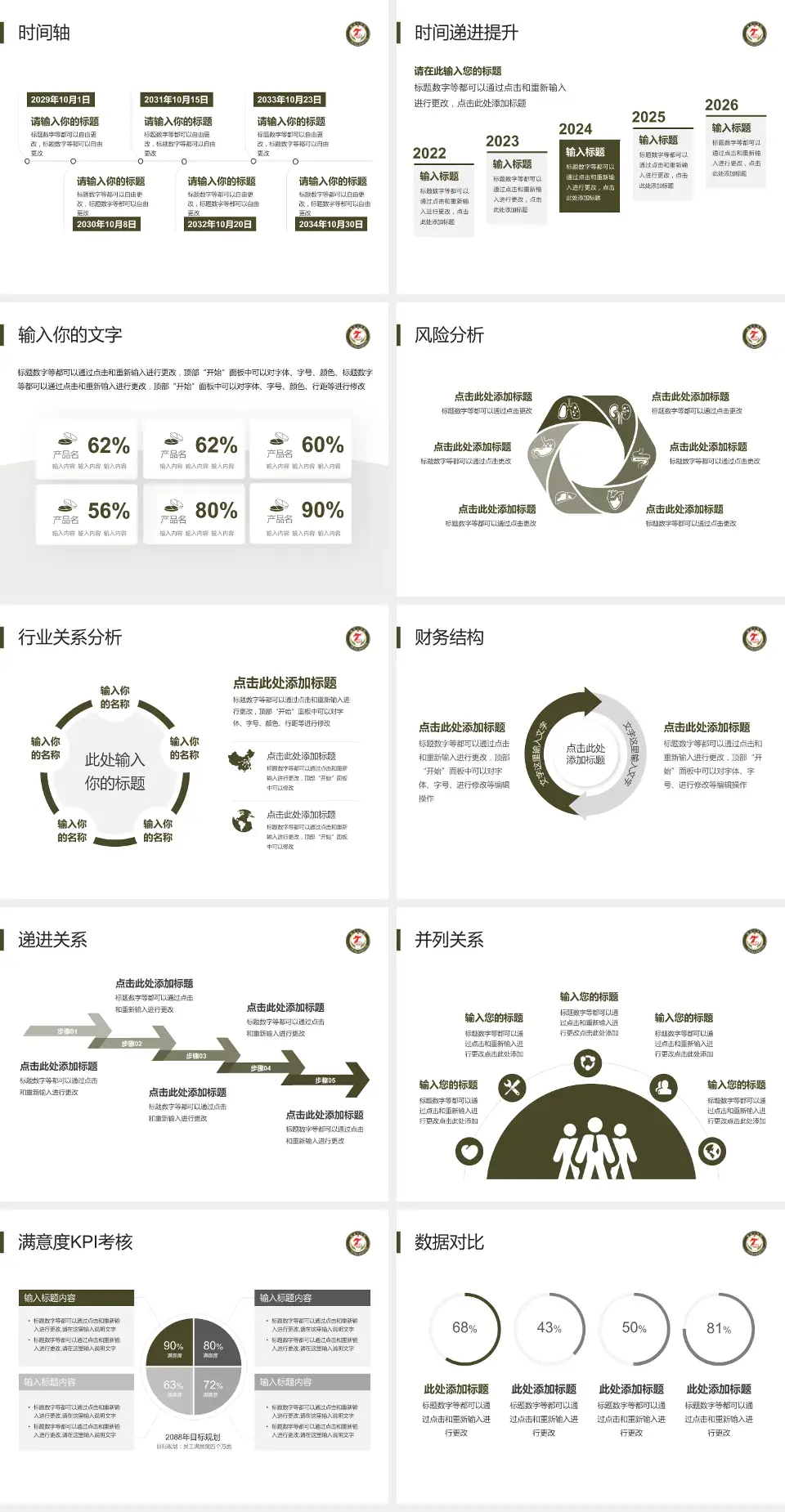 临夏七医院病例分享与讨论PPT模板4:3格式幻灯片预览图3