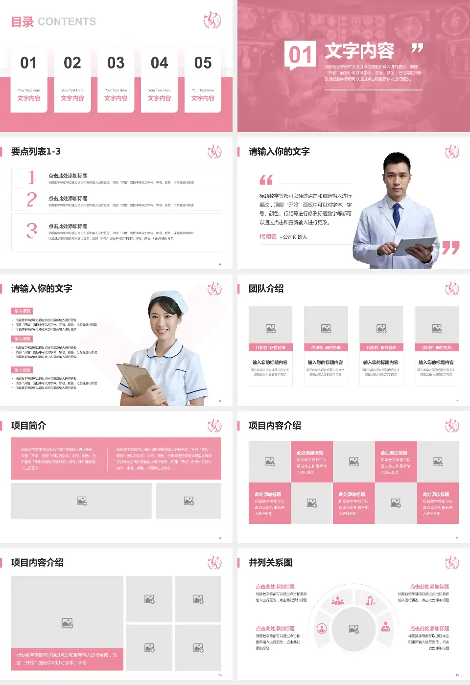 安康市妇幼保健院病例分享与讨论PPT模板16:9格式幻灯片预览图2