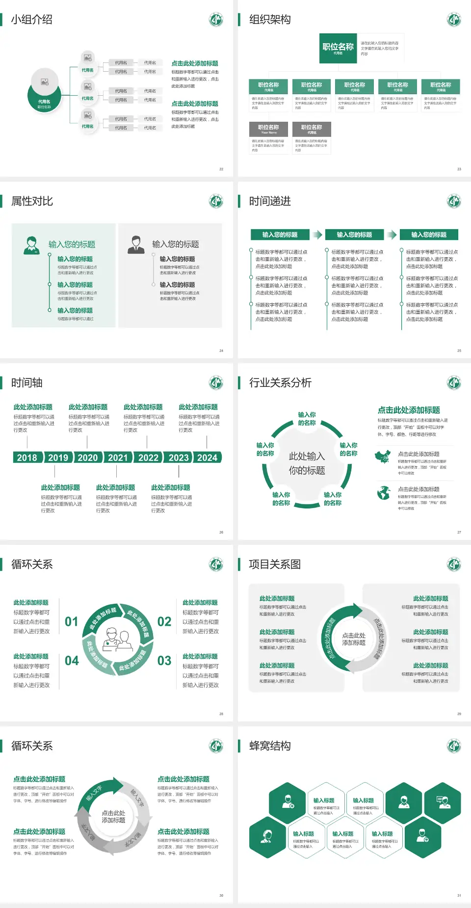 武威市中医医院品管圈PDCA演示专用PPT模板4:3格式幻灯片预览图4