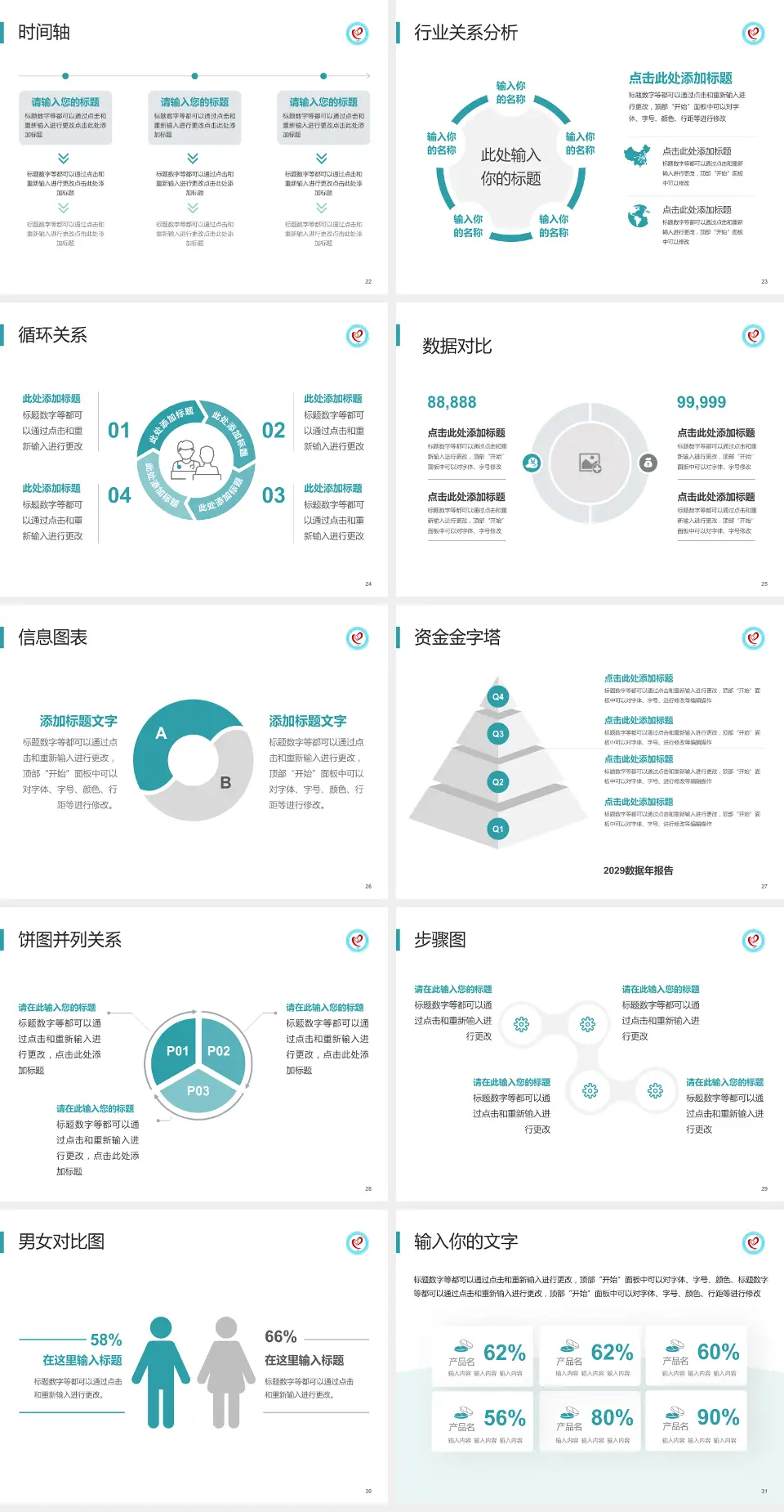 平凉地区人民医院医院管理报告PPT模板4:3格式幻灯片预览图4