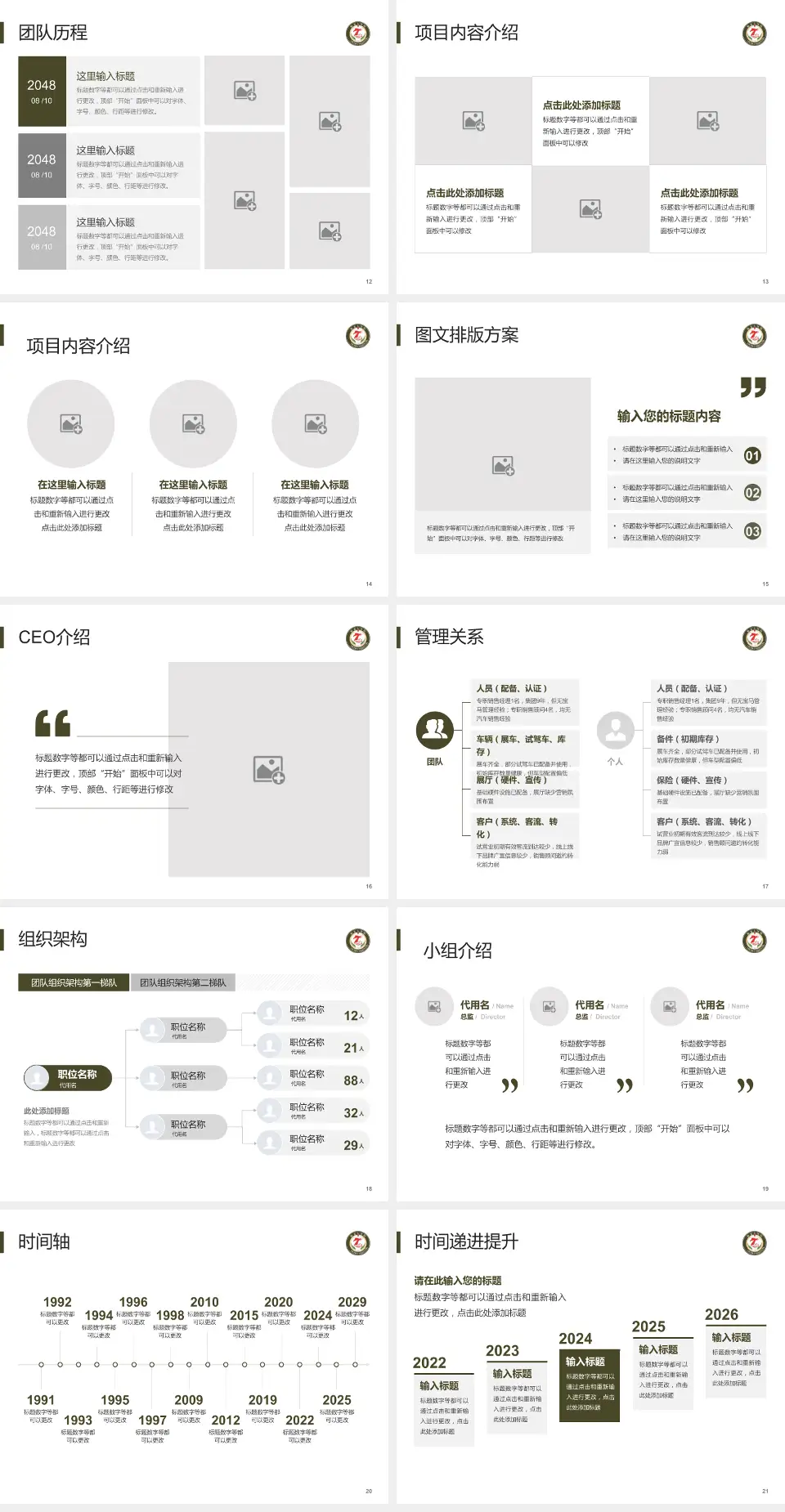 临夏七医院医院管理报告PPT模板4:3格式幻灯片预览图3