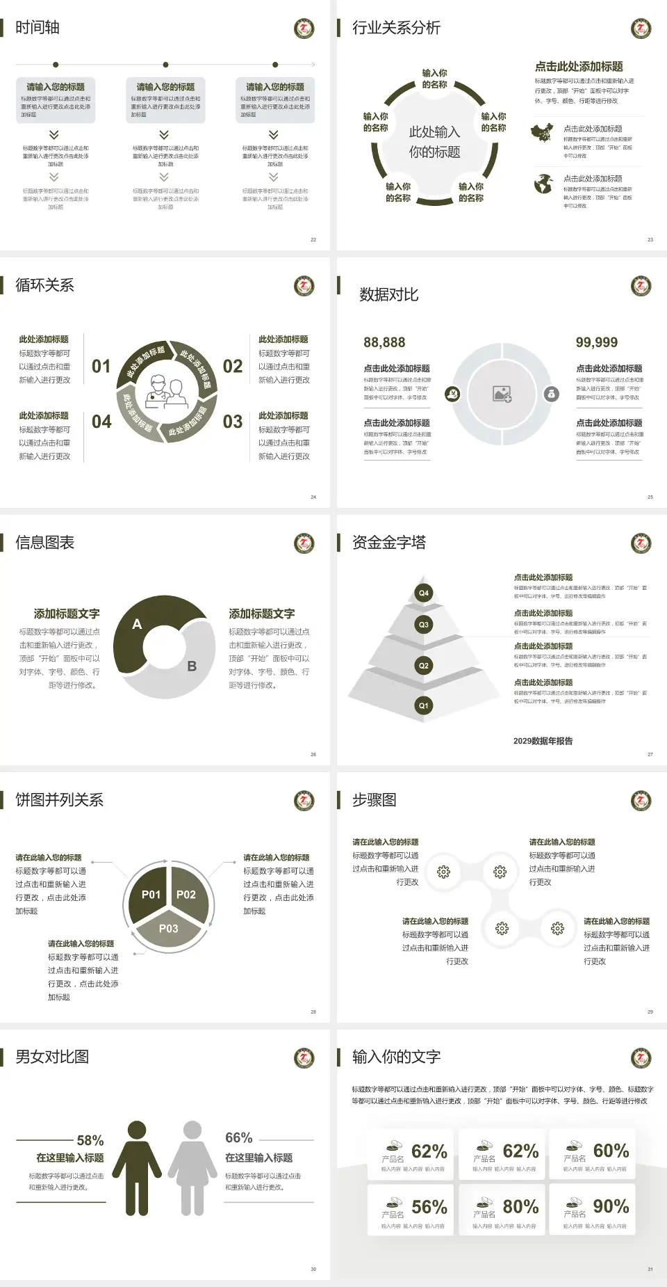 临夏七医院医院管理报告PPT模板4:3格式幻灯片预览图4