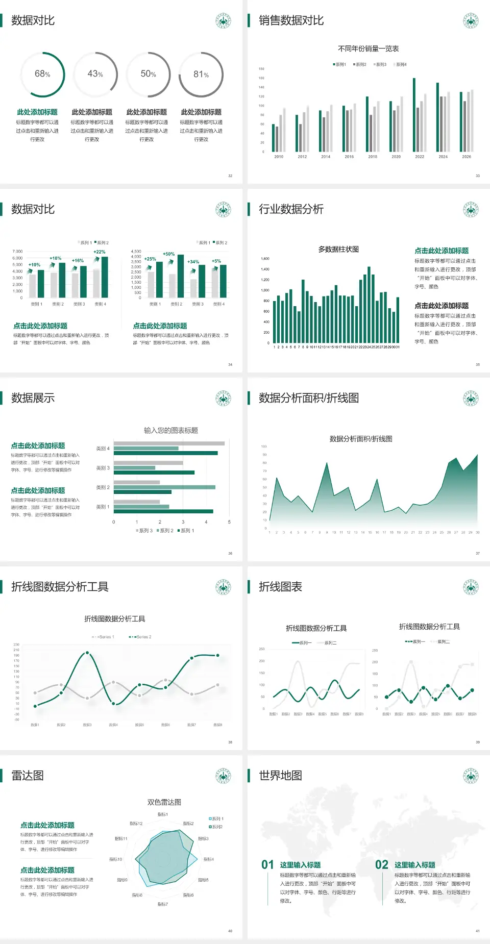 甘肃省武威肿瘤医院会议与研讨会PPT模板4:3格式幻灯片预览图5