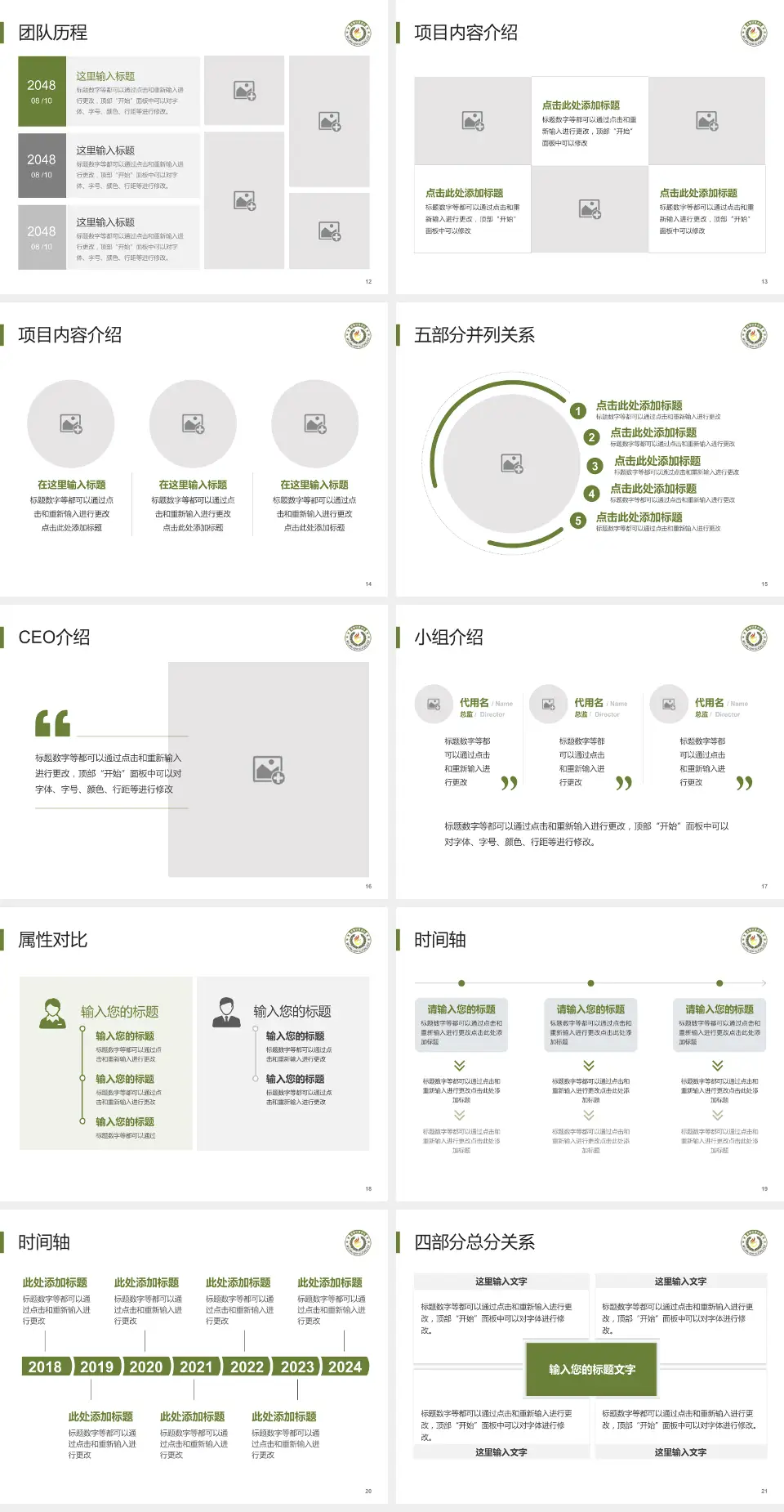 武警甘肃省总队医院科研成果展示PPT模板4:3格式幻灯片预览图3