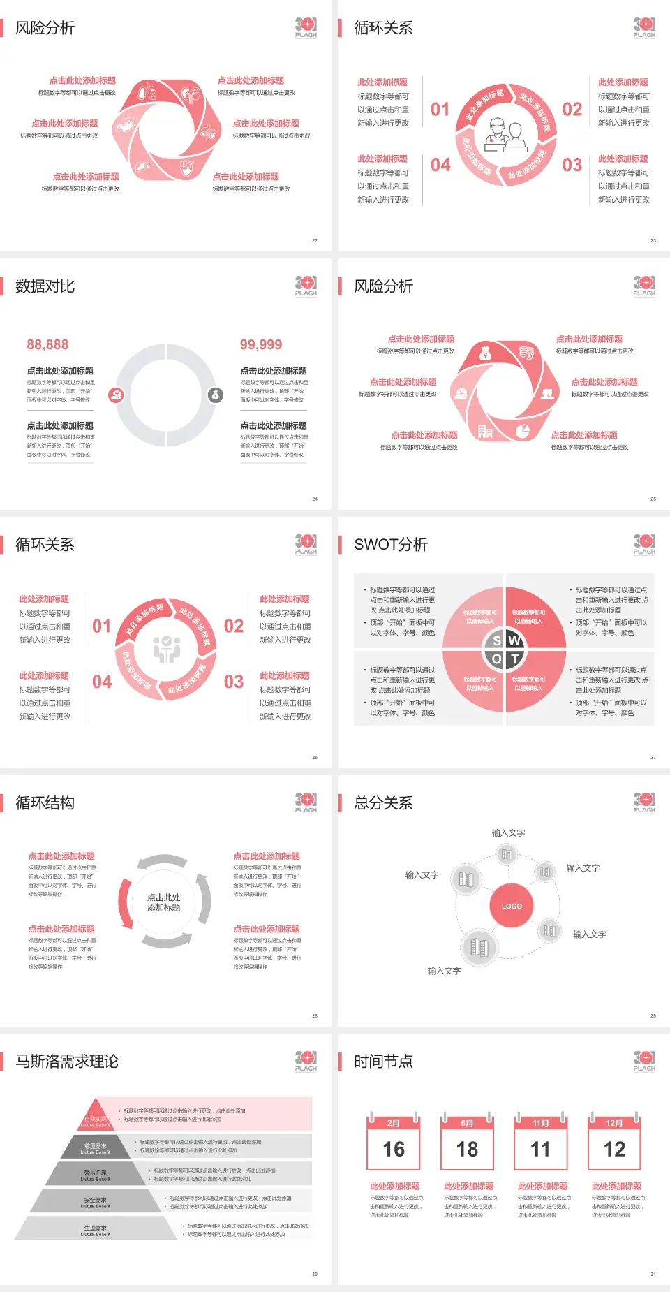 中国人民解放军第三中心医院科研成果展示PPT模板4:3格式幻灯片预览图4
